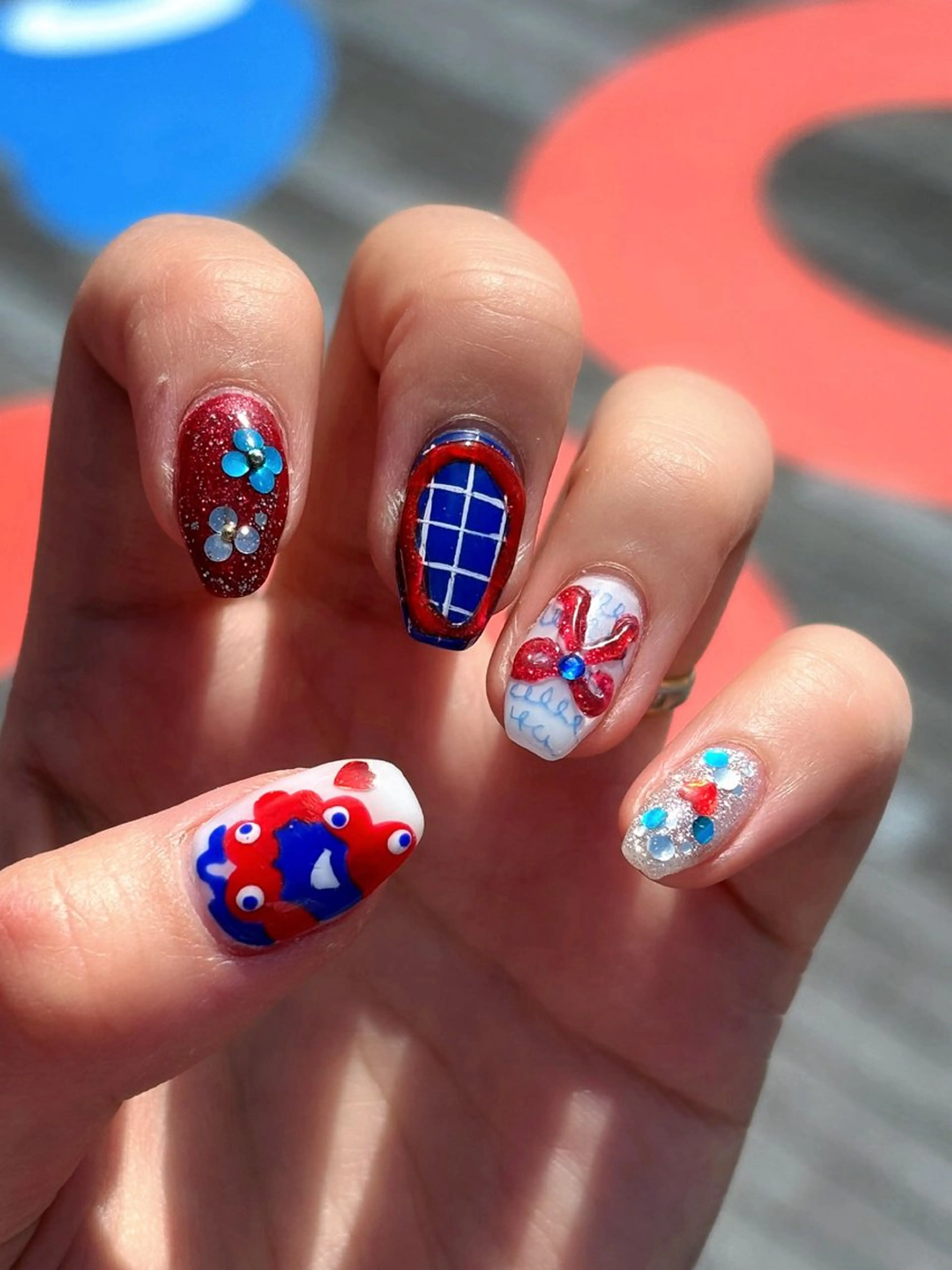 ネイル Qmu nail まりなのネイルデザイン