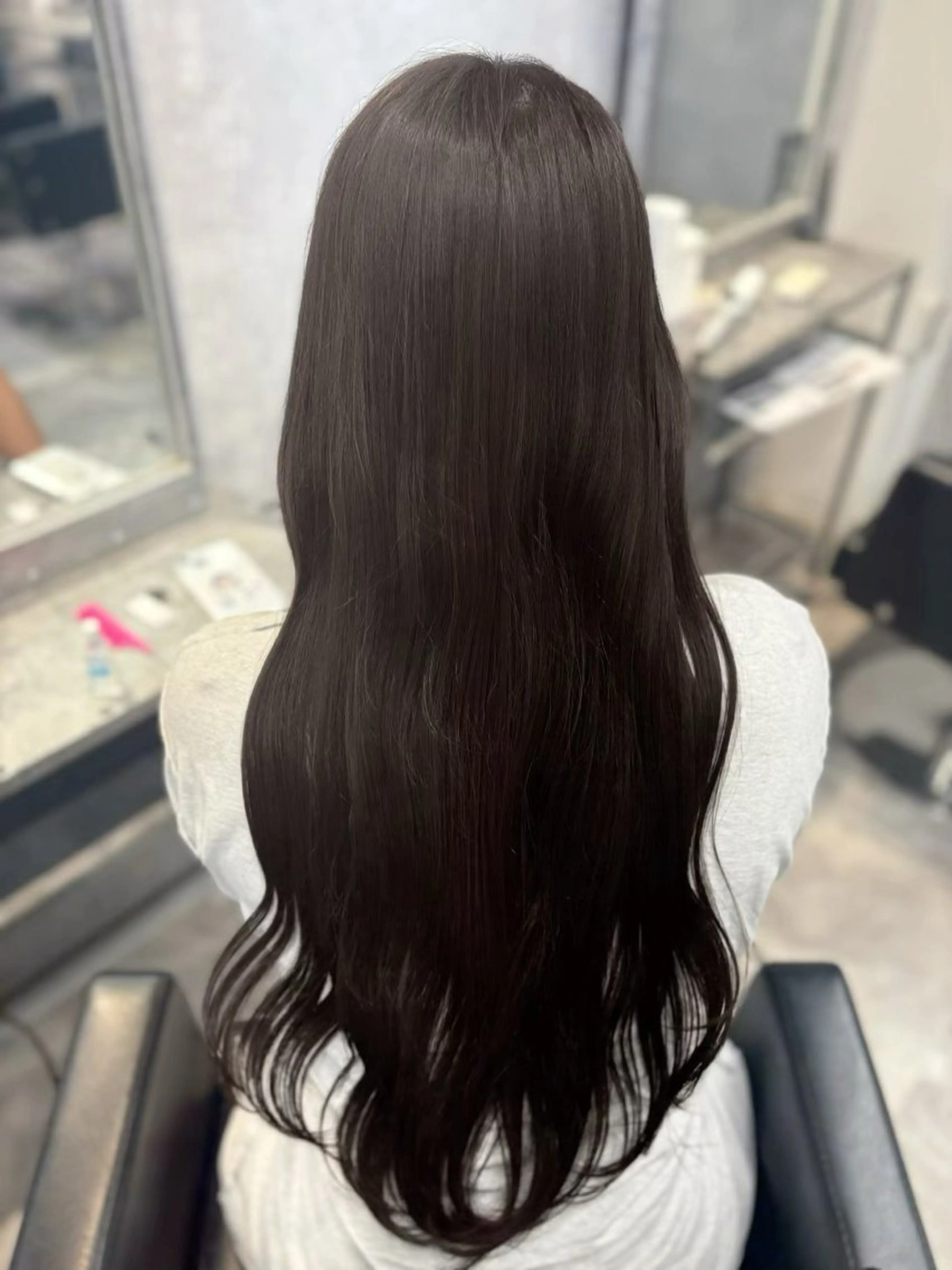 ロング ヘアカラー GiseL 梅田【ジゼル】所属・透明感カラー × ハイトーン さきのヘアスタイル