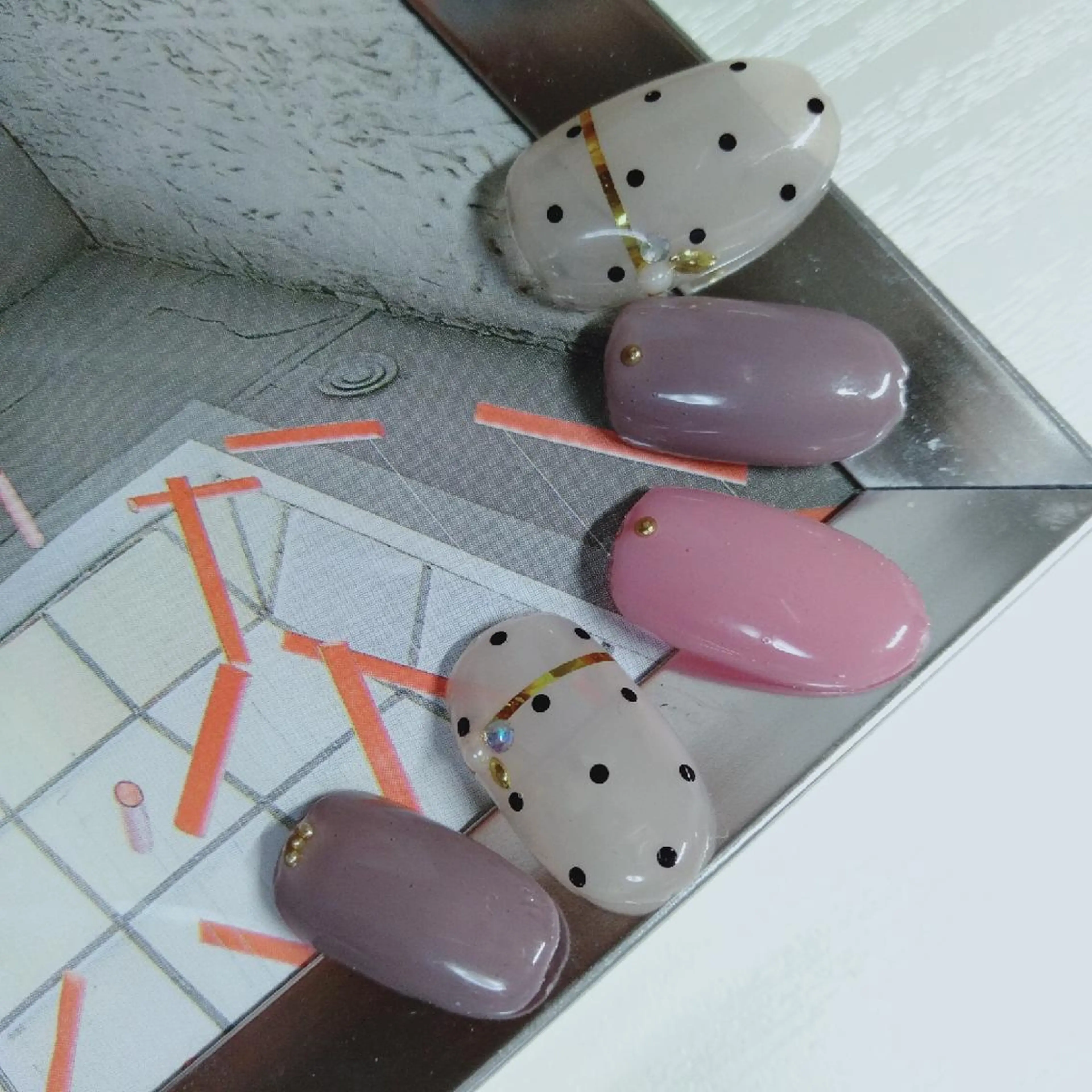 ネイル 爪工房ぱるっこ所属・川岡 香を里のネイルデザイン