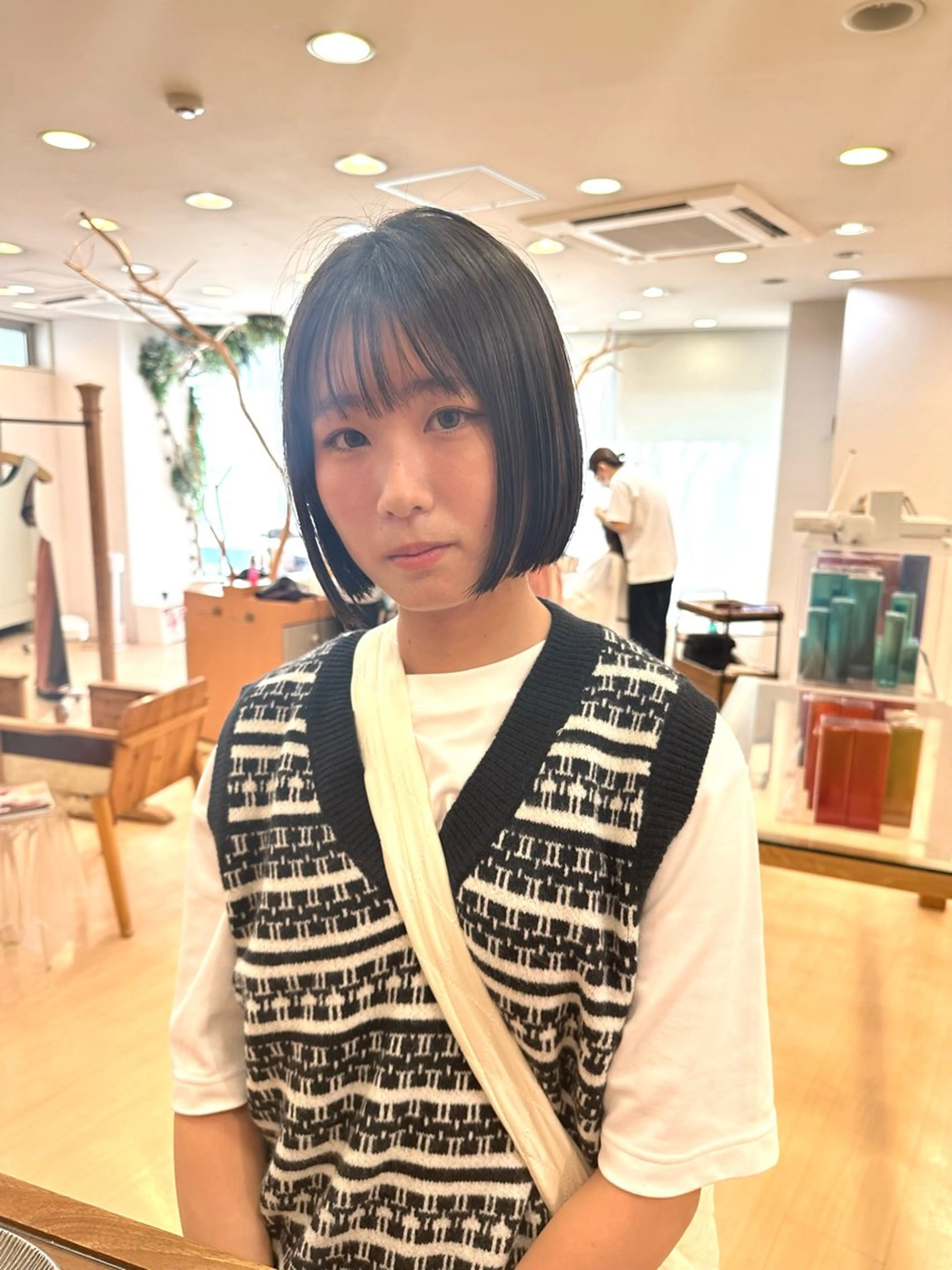 ショート カラー カット 縮毛矯正 Gardenhair 小笠原篤矢ショートのヘアスタイル