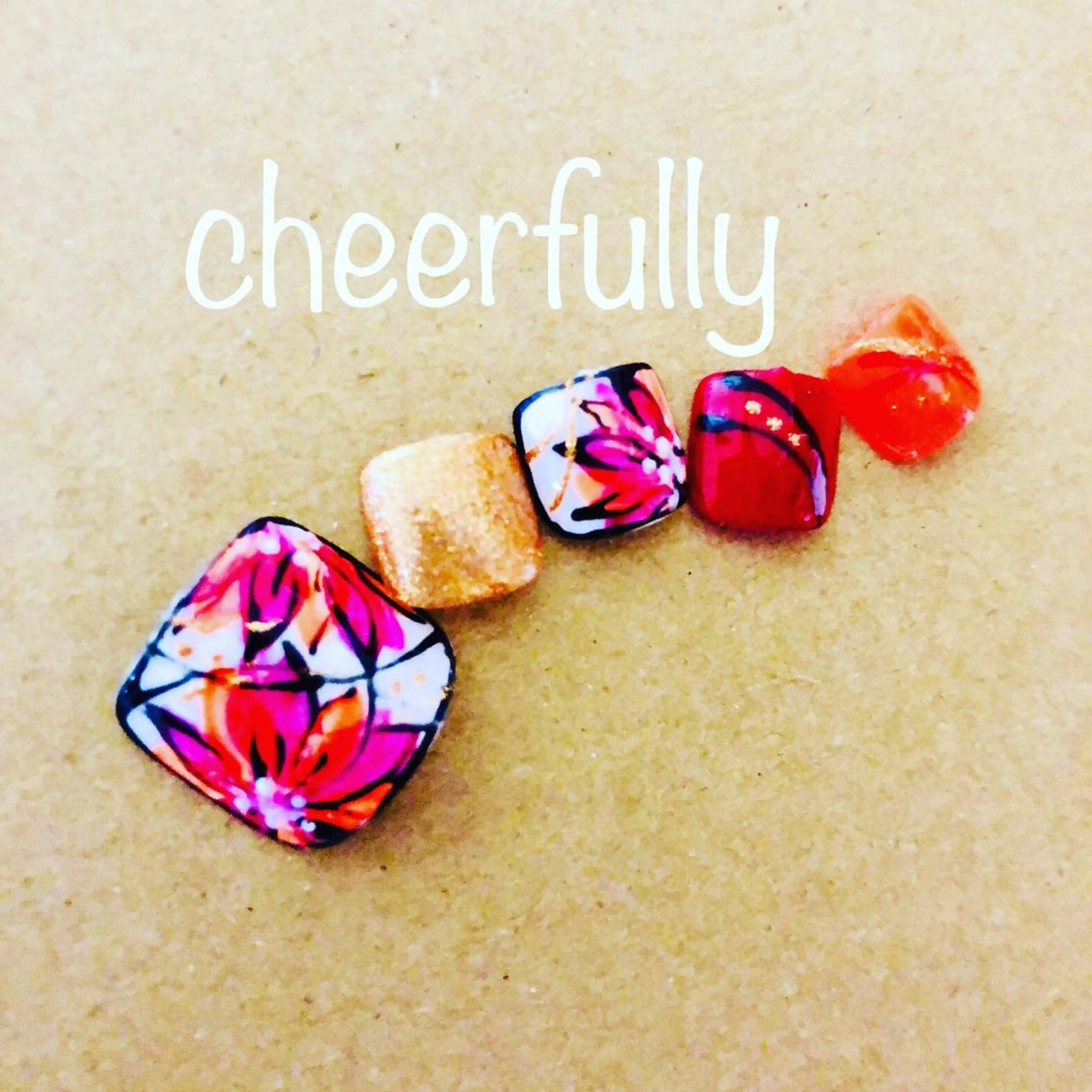 ネイル フットネイル ⭐️ cheerfullyのネイルデザイン
