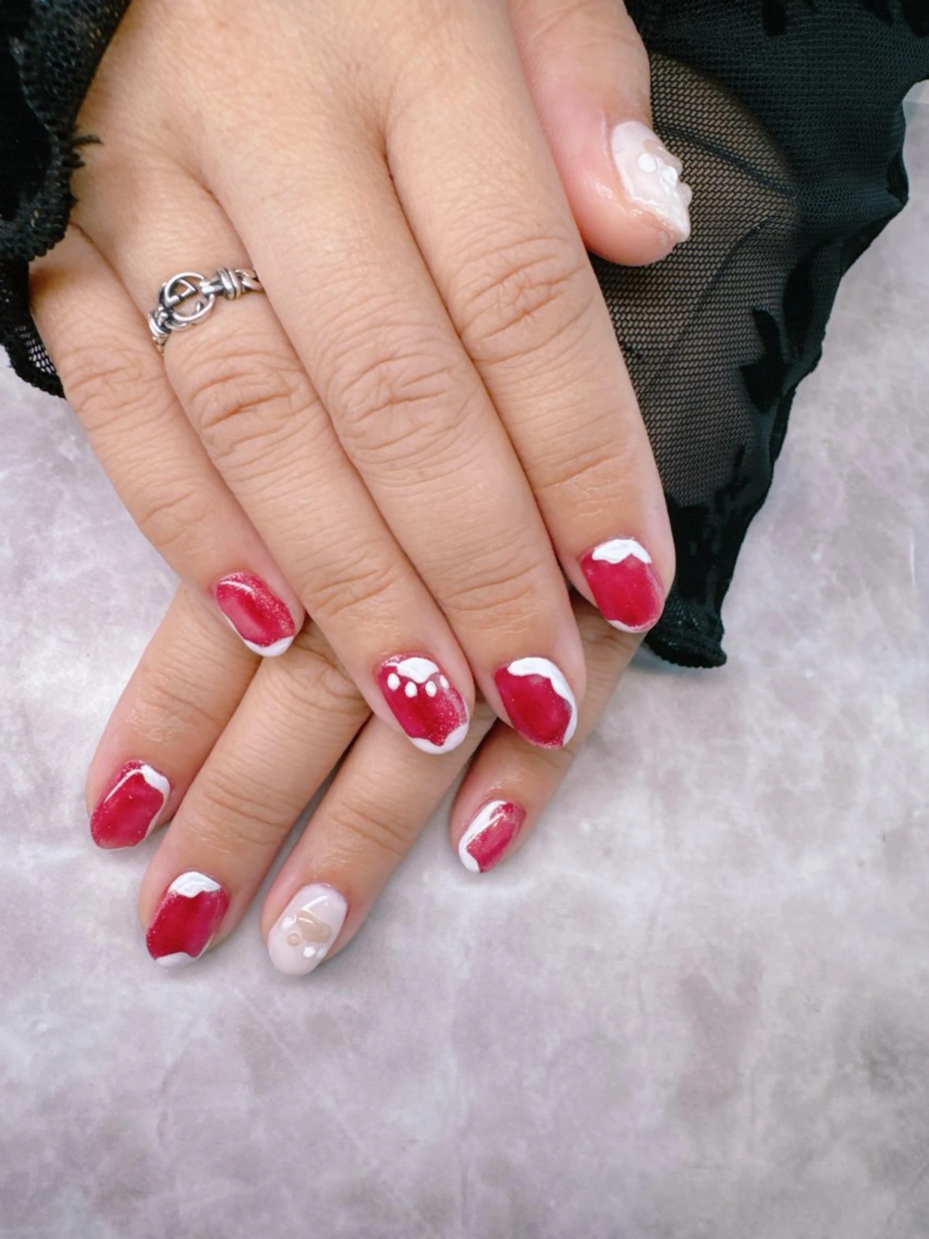 ネイル マグネットネイル ハンドネイル olim nailspaceのネイルデザイン