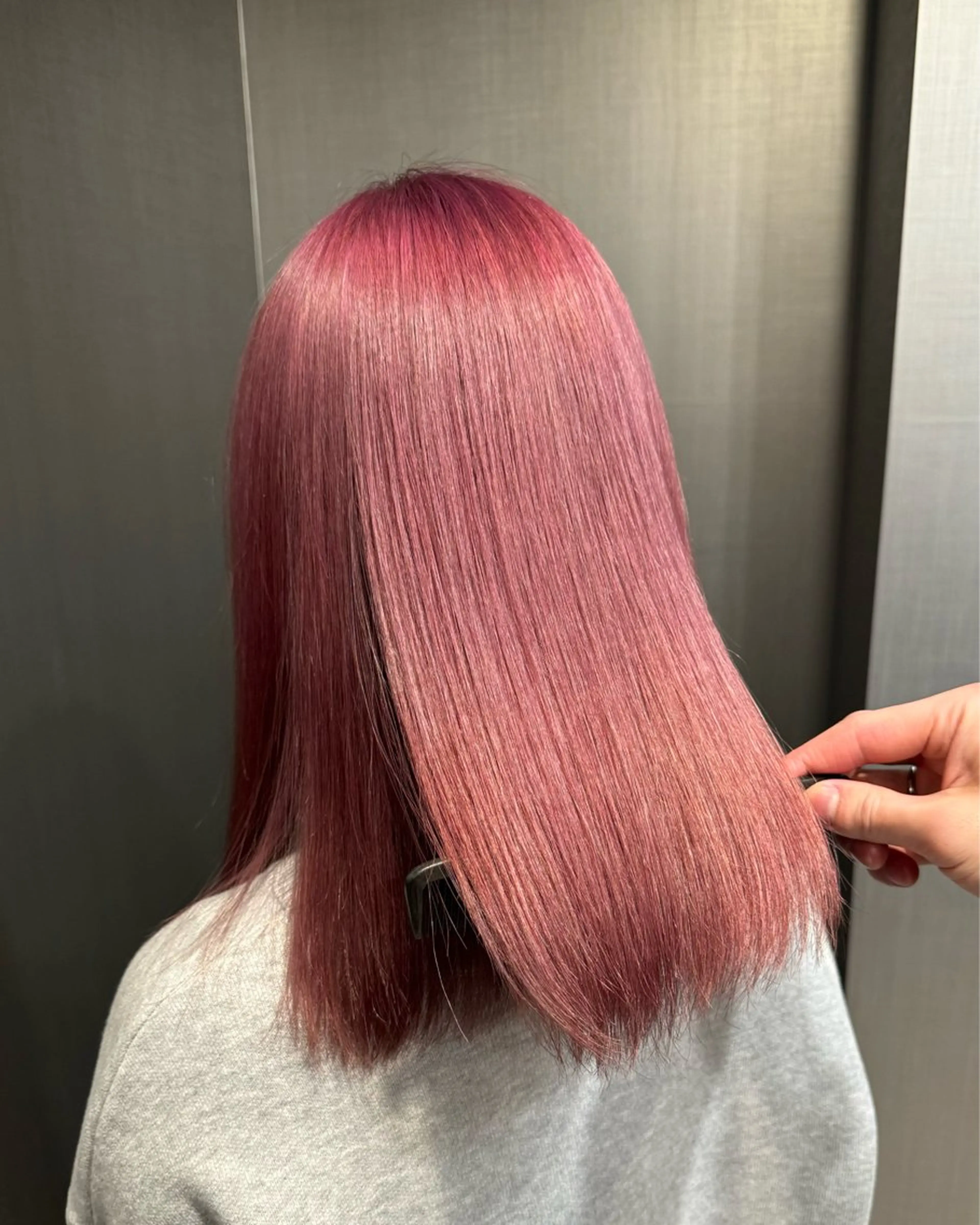 セミロング ヘアカラー トリートメント HAIR 原宿所属・ボブ/ 川田大輝のヘアスタイル