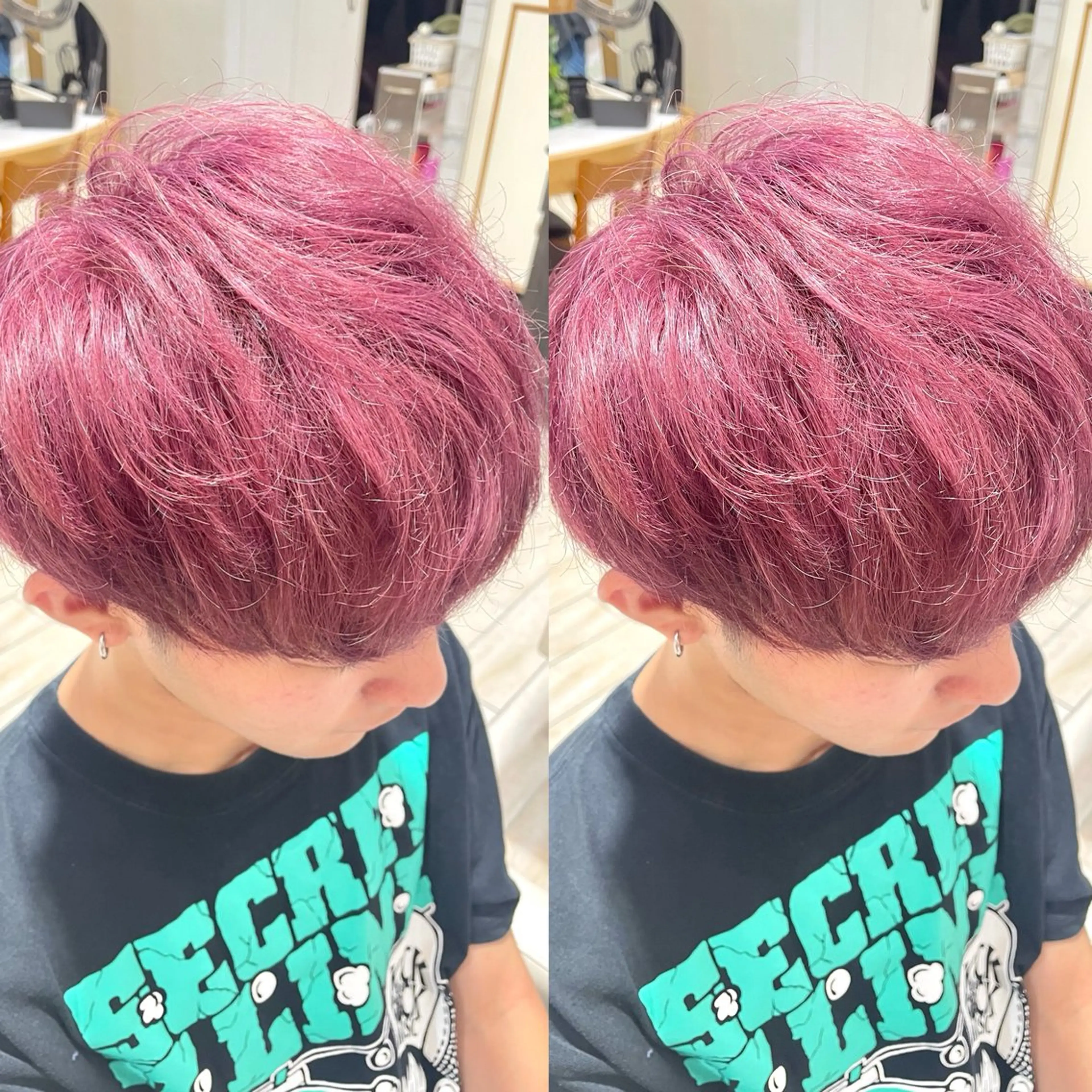 ショート メンズ メンズブリーチ カット ヘアカラー トリートメント スズキ　マリ 🎱8月限定価格のヘアスタイル