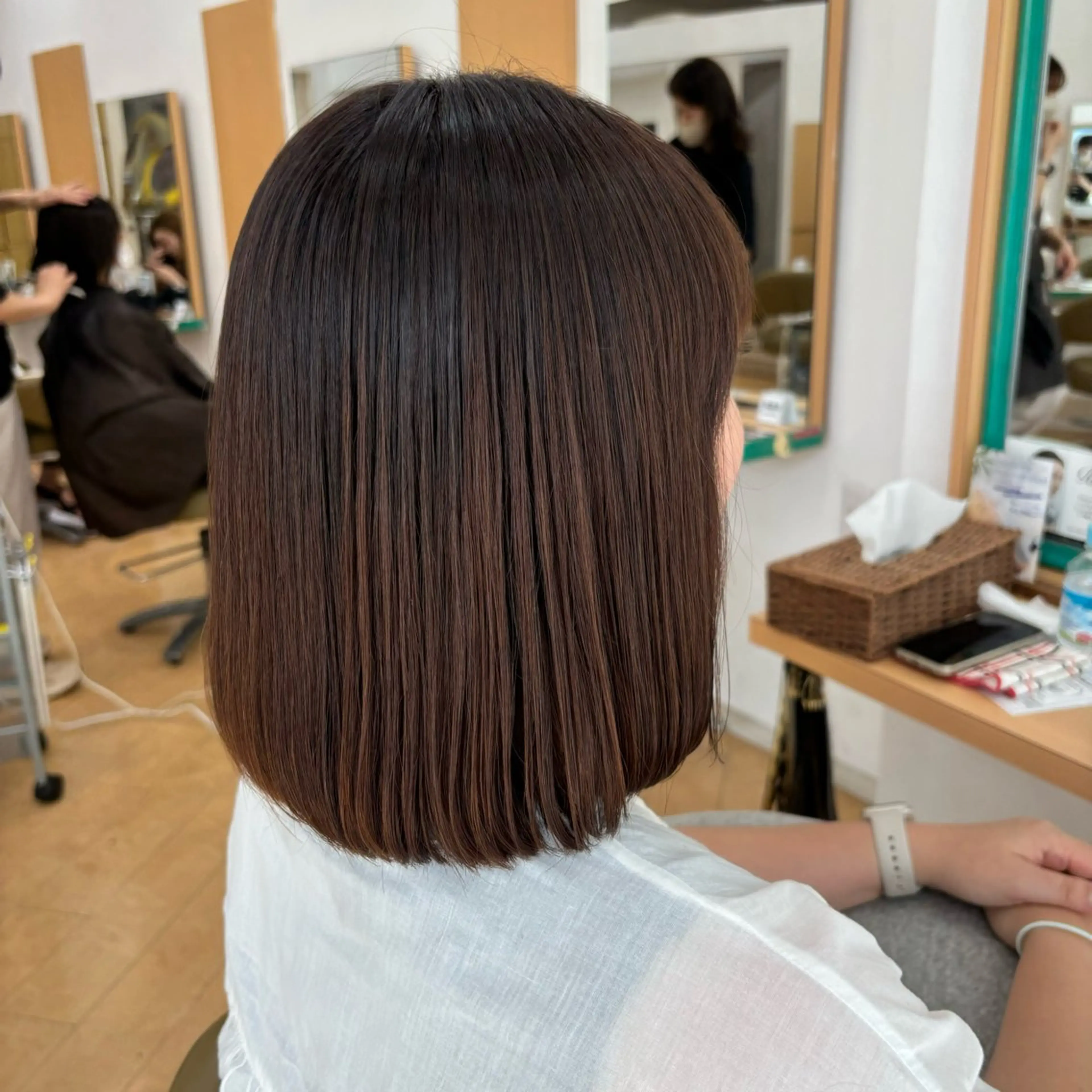 ミディアム カラー 🎀🤍芦澤 李音🤍🎀のヘアスタイル