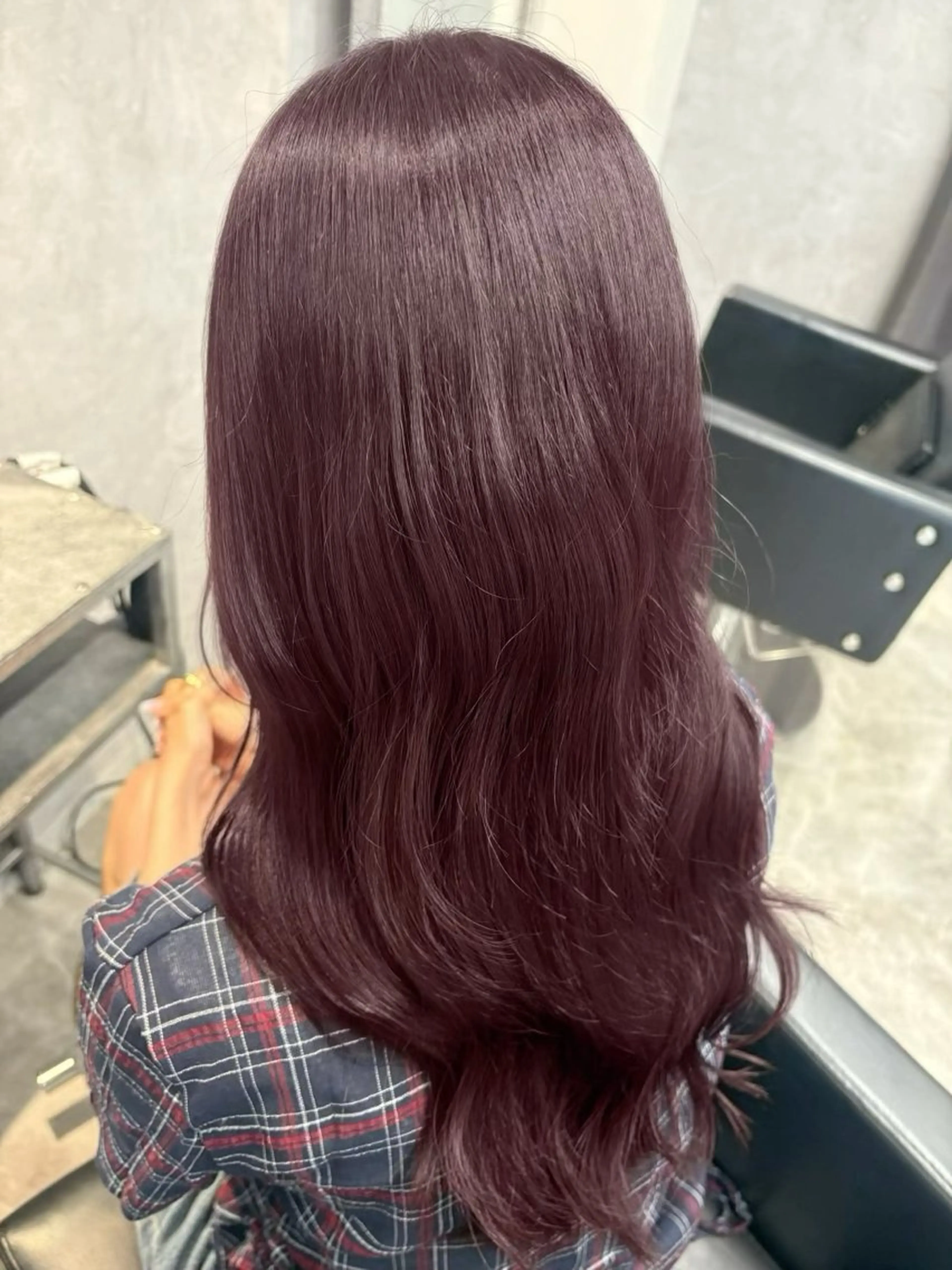 ロング ヘアカラー GiseL 梅田【ジゼル】所属・透明感カラー × ハイトーン さきのヘアスタイル