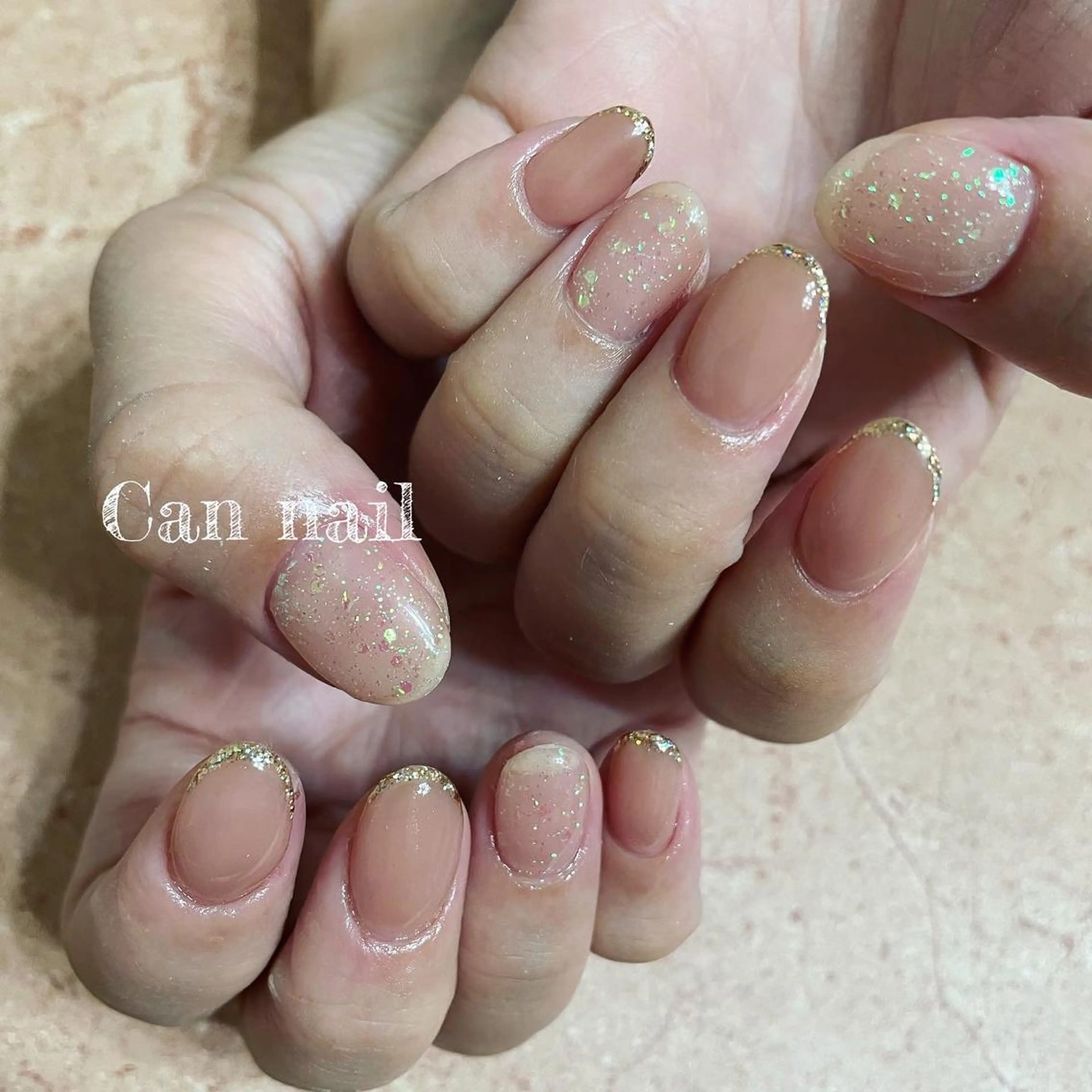 ミディアム ネイル Parfum パルファンのネイルデザイン