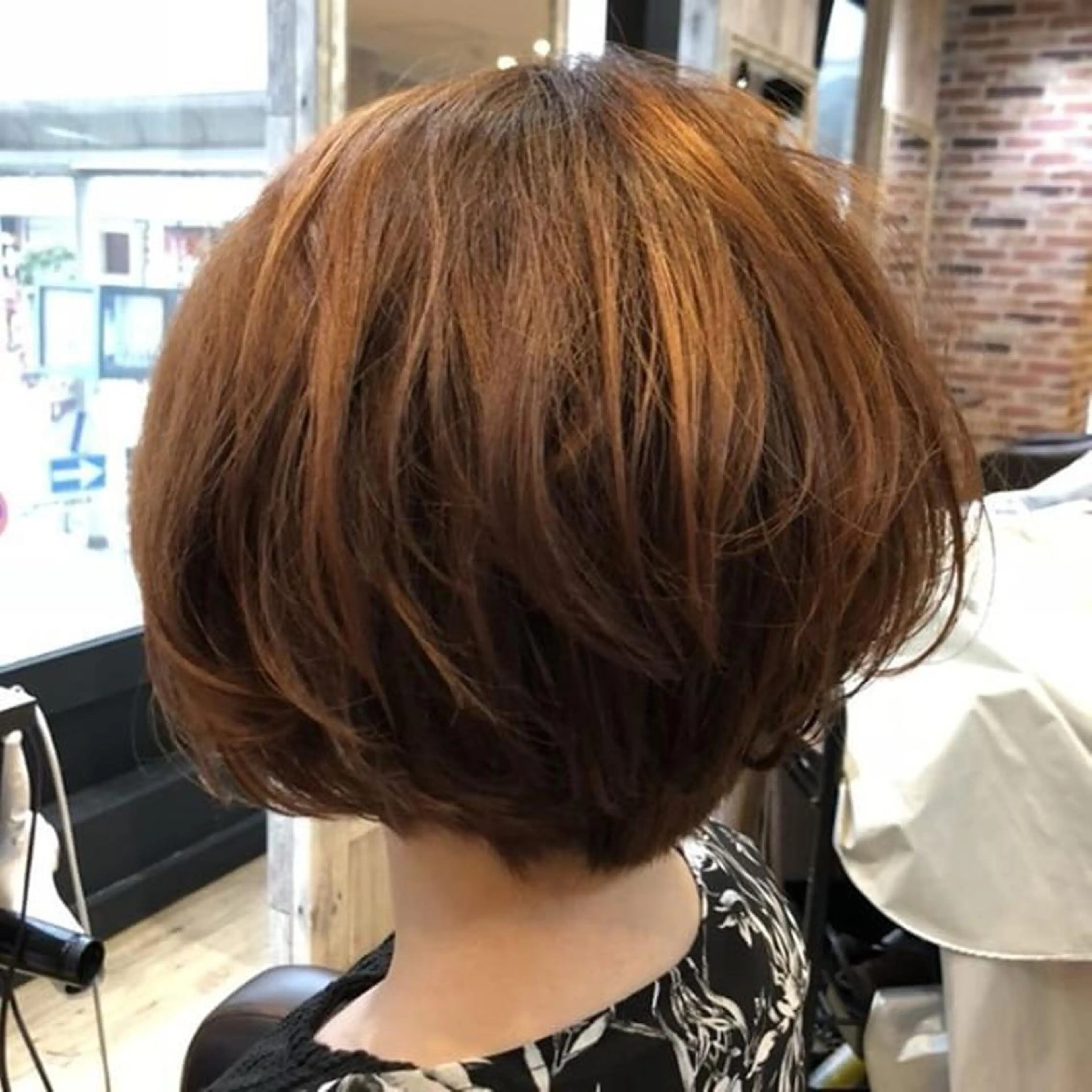 ショート カラー ショートボブ ボブ ショートヘア Unfrose(アンフローズ)所属・猪ノ原 弘子のヘアスタイル