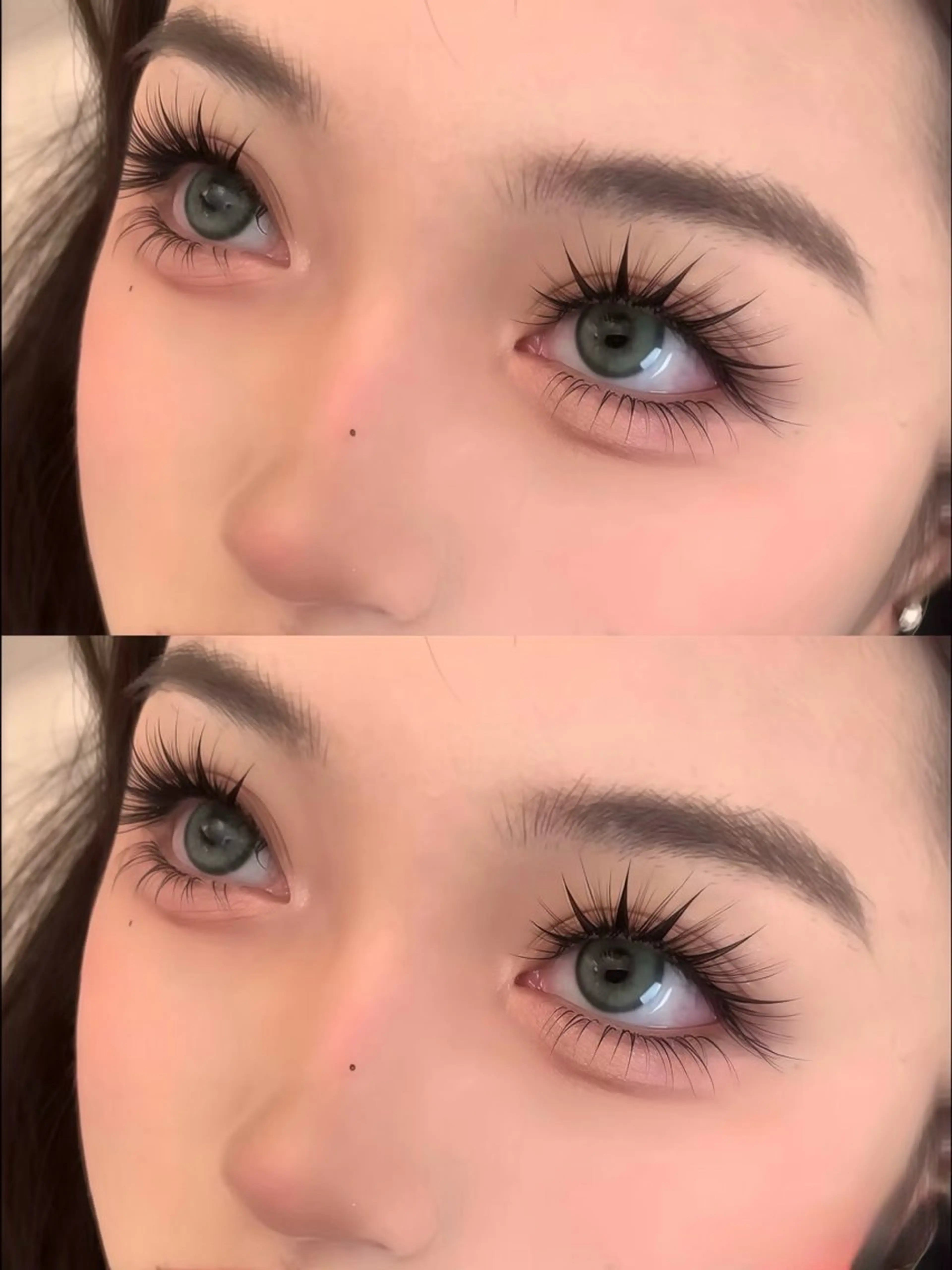 マツエク・マツパ Bカール 束感まつ毛 下まつげエクステ ワンホンマツエク マツエク 池袋💖 チルザルトサロンのマツエク・マツパデザイン