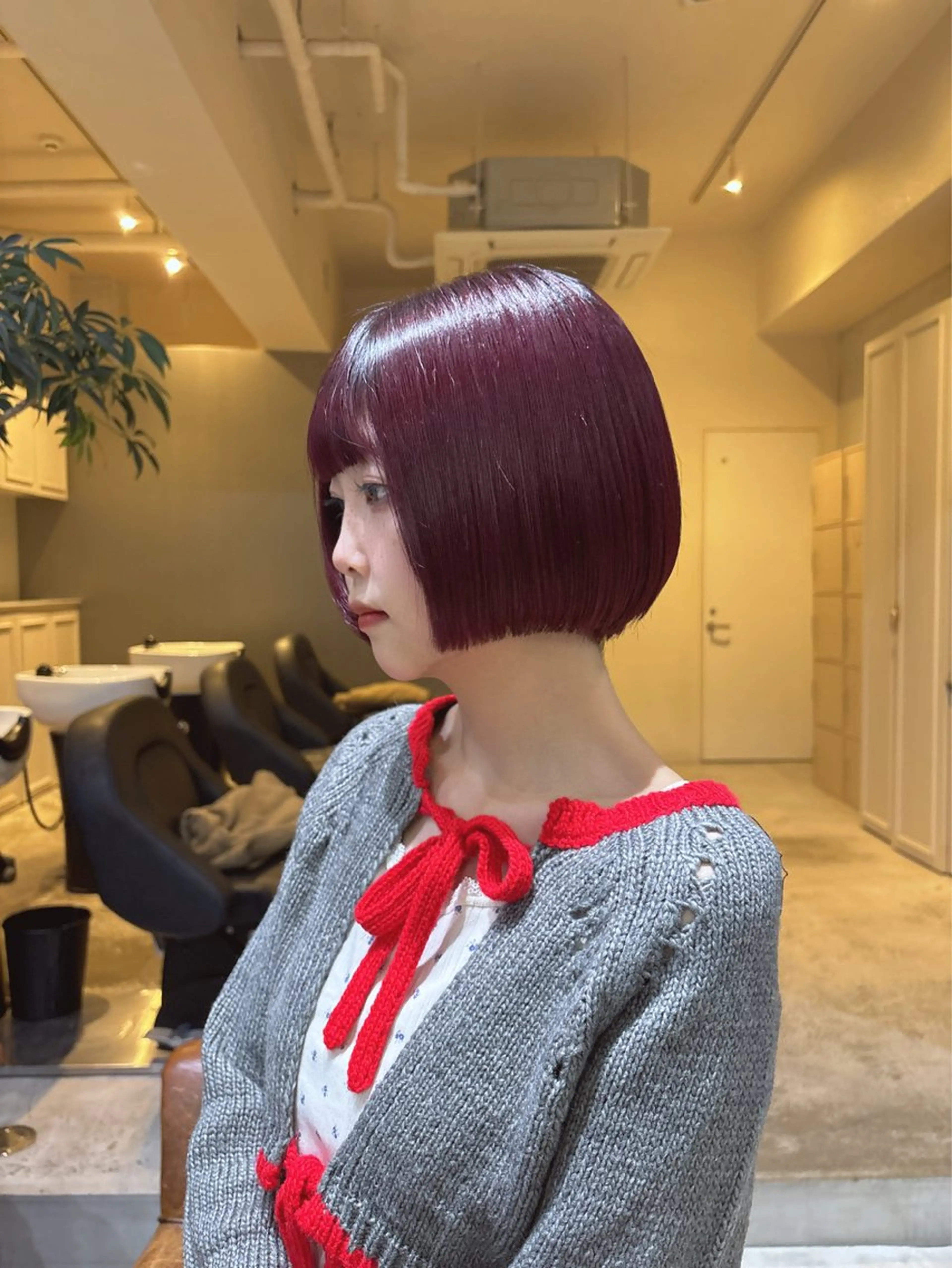 ショート カット ヘアカラー 🔥ゆうや/暖色カラ ー/ボブ/メンズ🔥のヘアスタイル