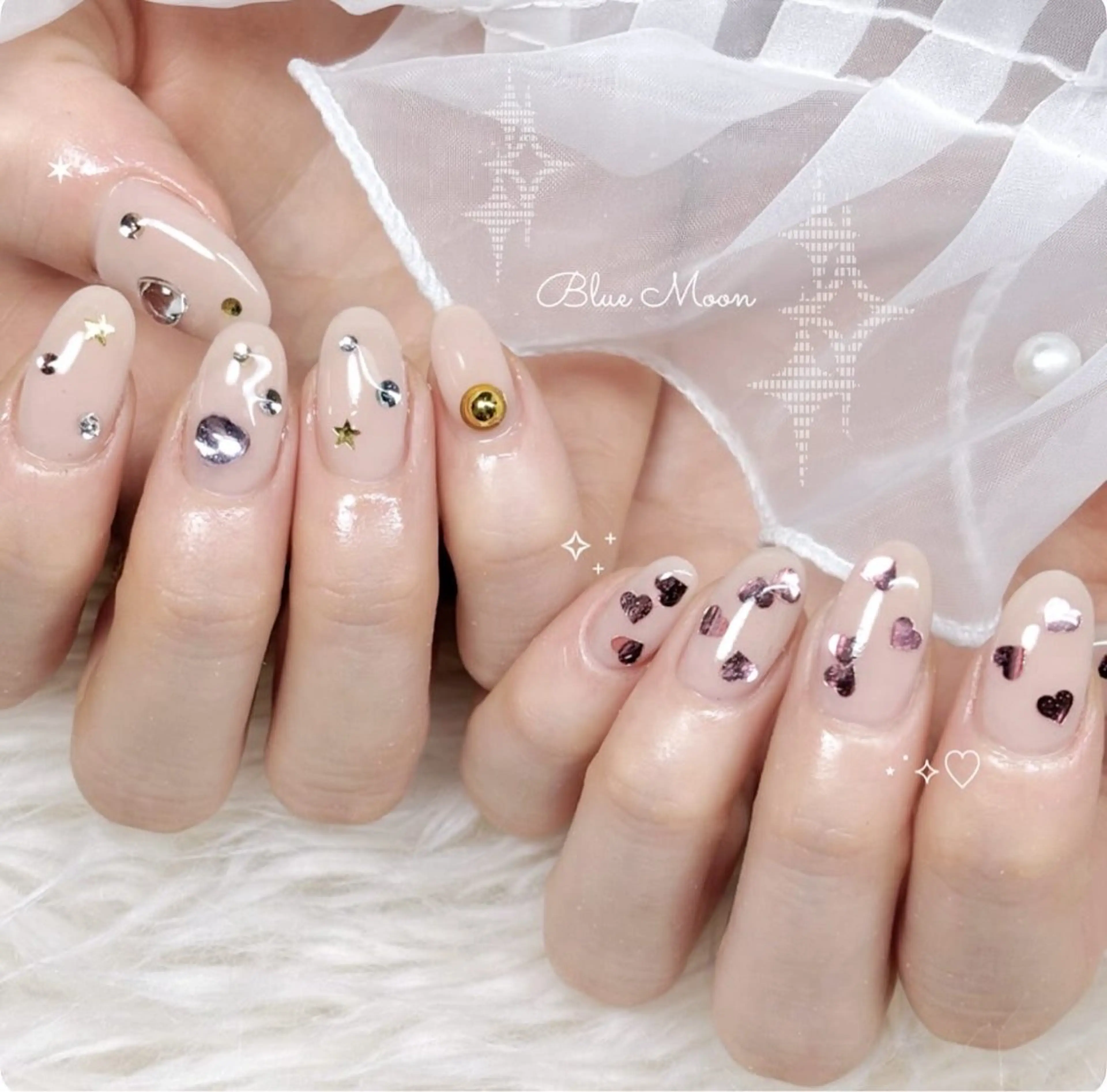 ネイル ハンドネイル フットネイル ハンドケア nail salon Blue Moonのネイルデザイン