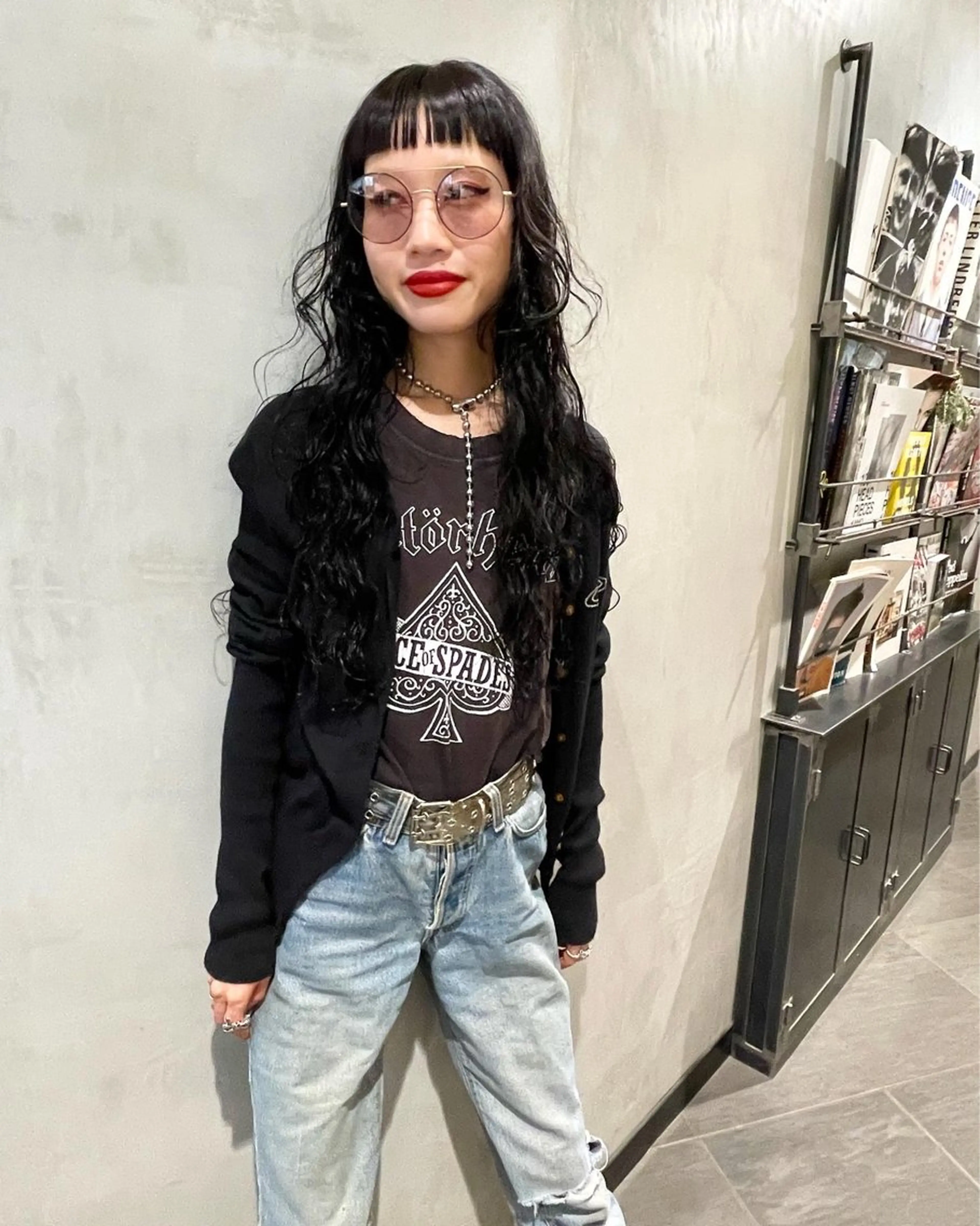 ロング カラー カット トリートメント 優 作のヘアスタイル