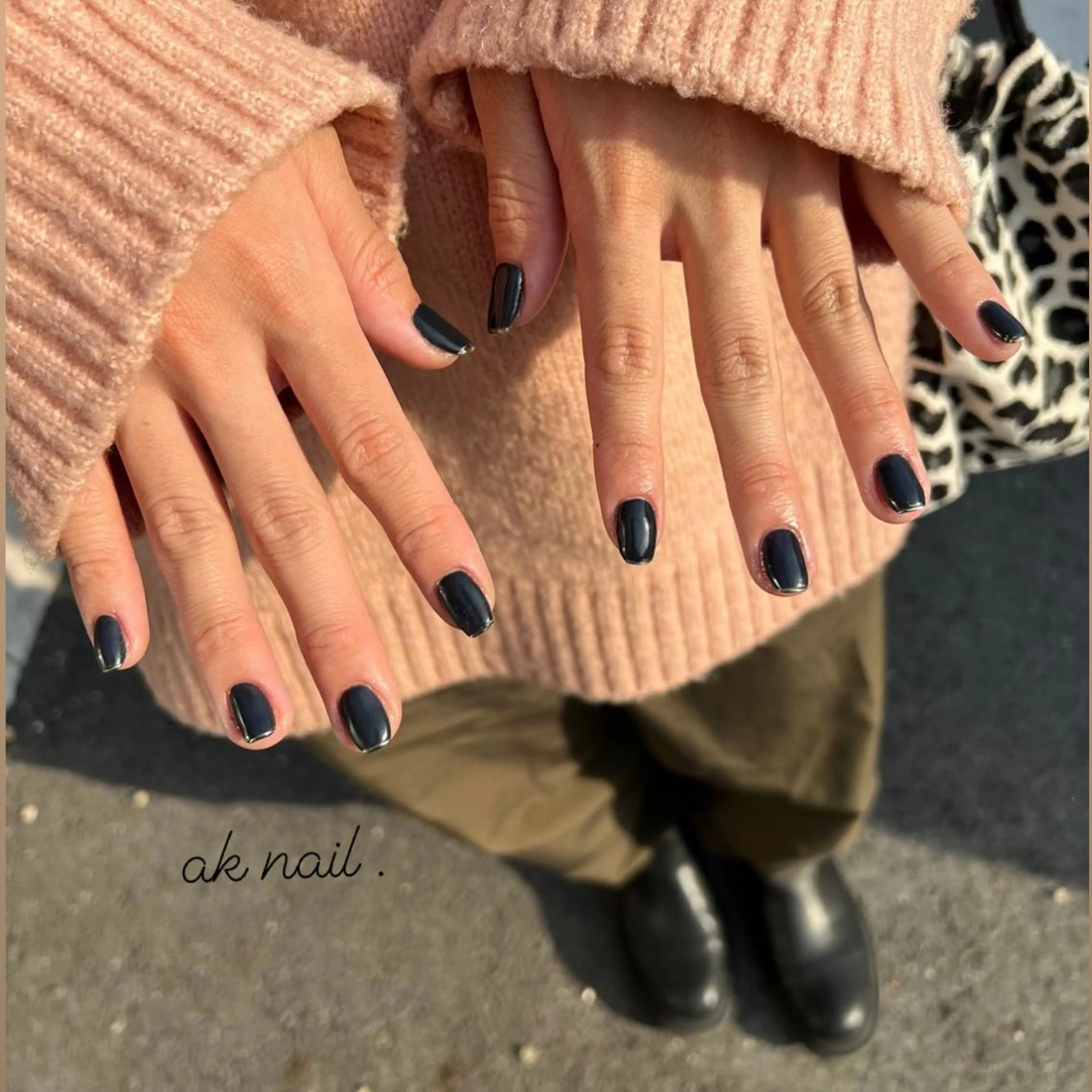 ショート ネイル ハンドネイル ak nail .のネイルデザイン