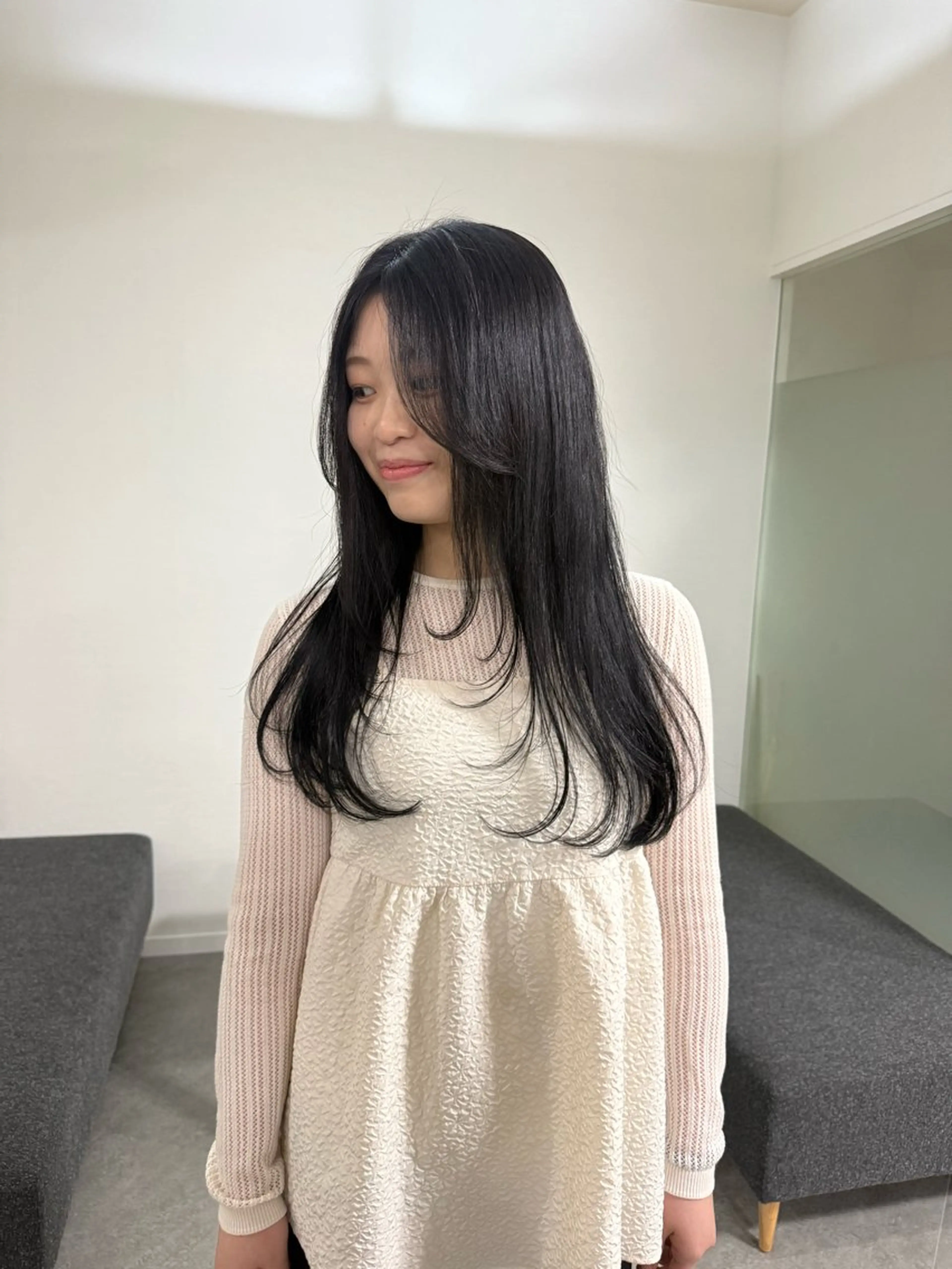ロング 花島 来愛のヘアスタイル
