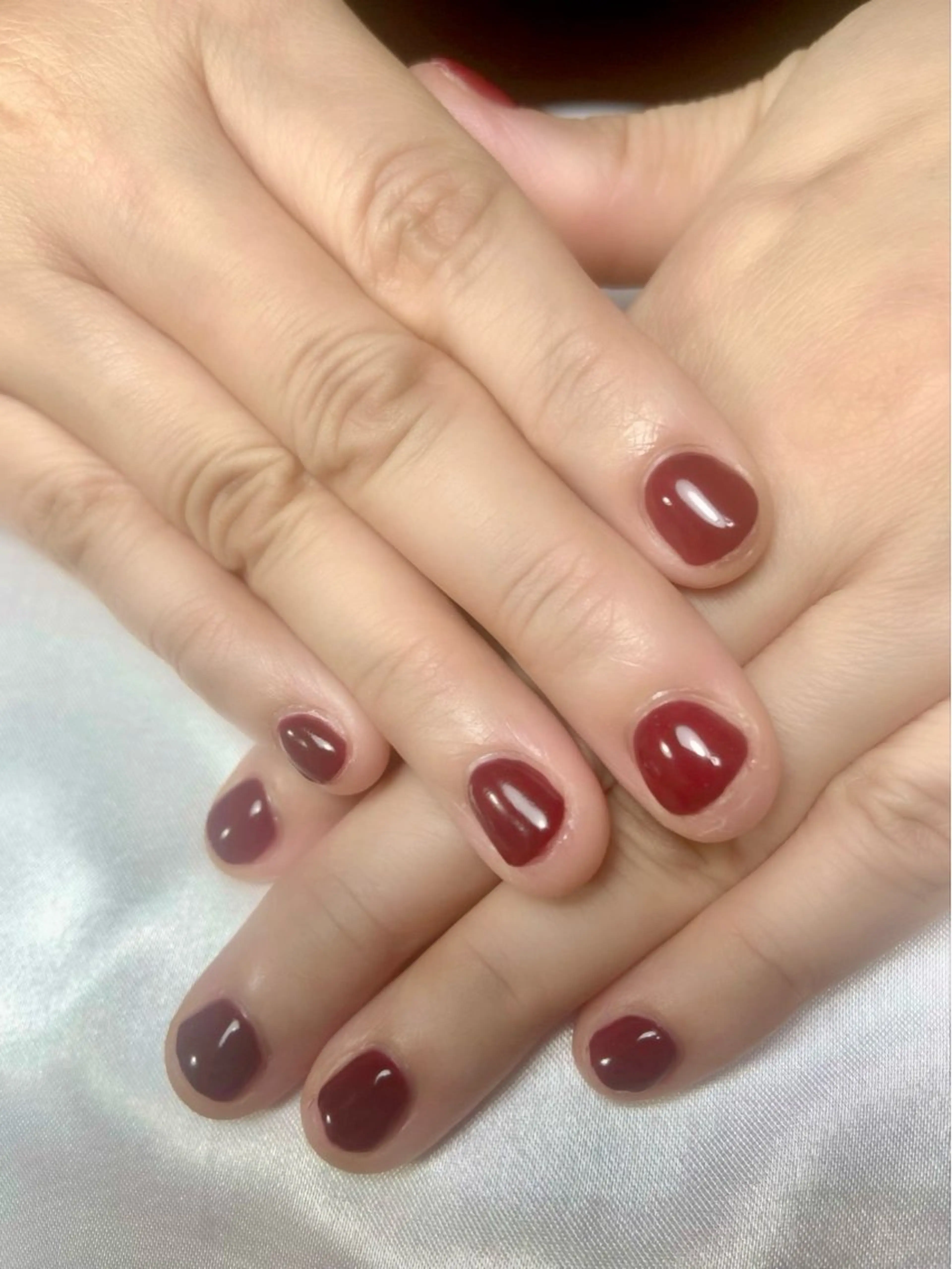 ネイル ワンカラーネイル ハンドネイル ﾈｲﾙｻﾛﾝ Bellefleurのネイルデザイン