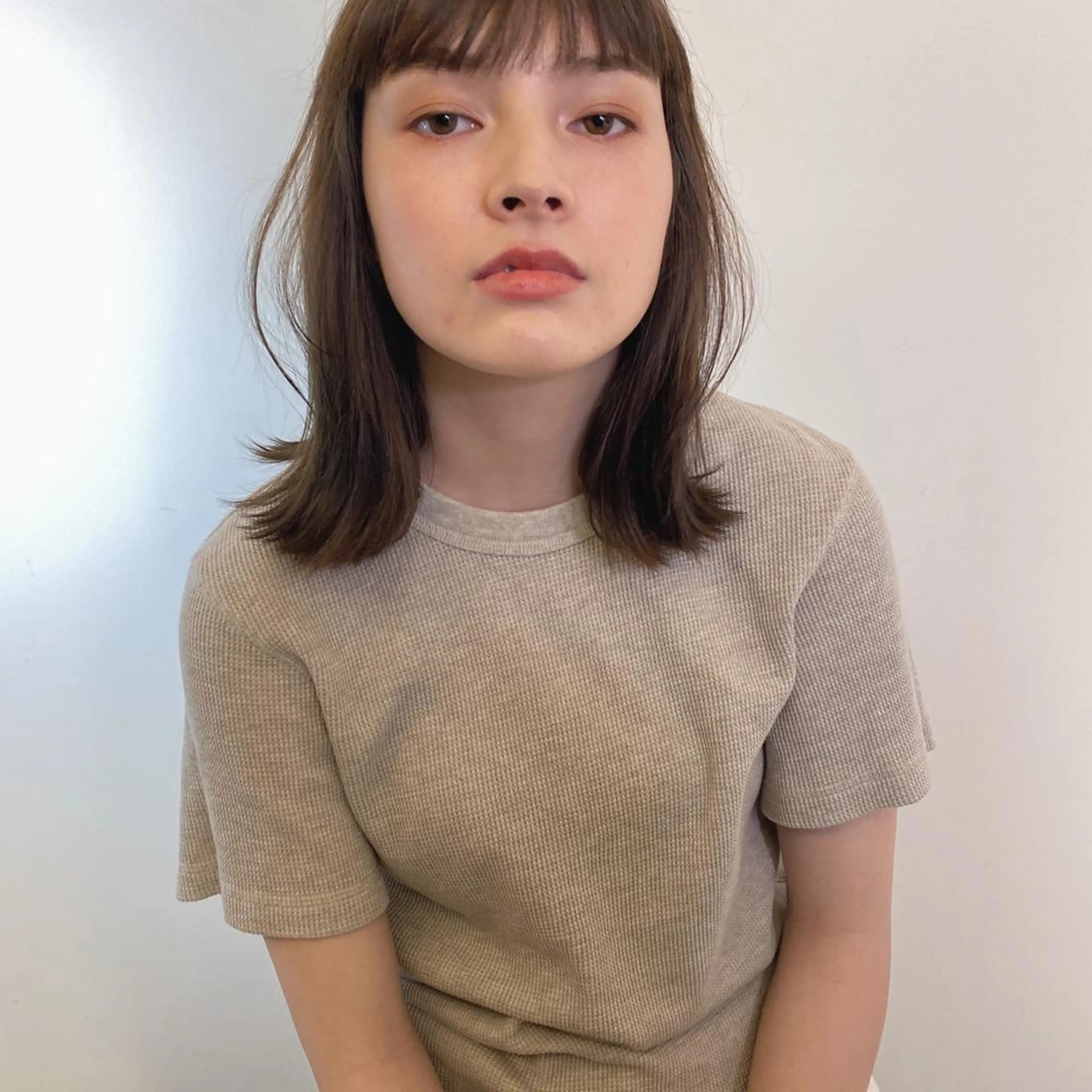 セミロング カラー パーマ ヘアアレンジ メンズ キッズ ネイル マツエク・マツパ モリモト サナのヘアスタイル