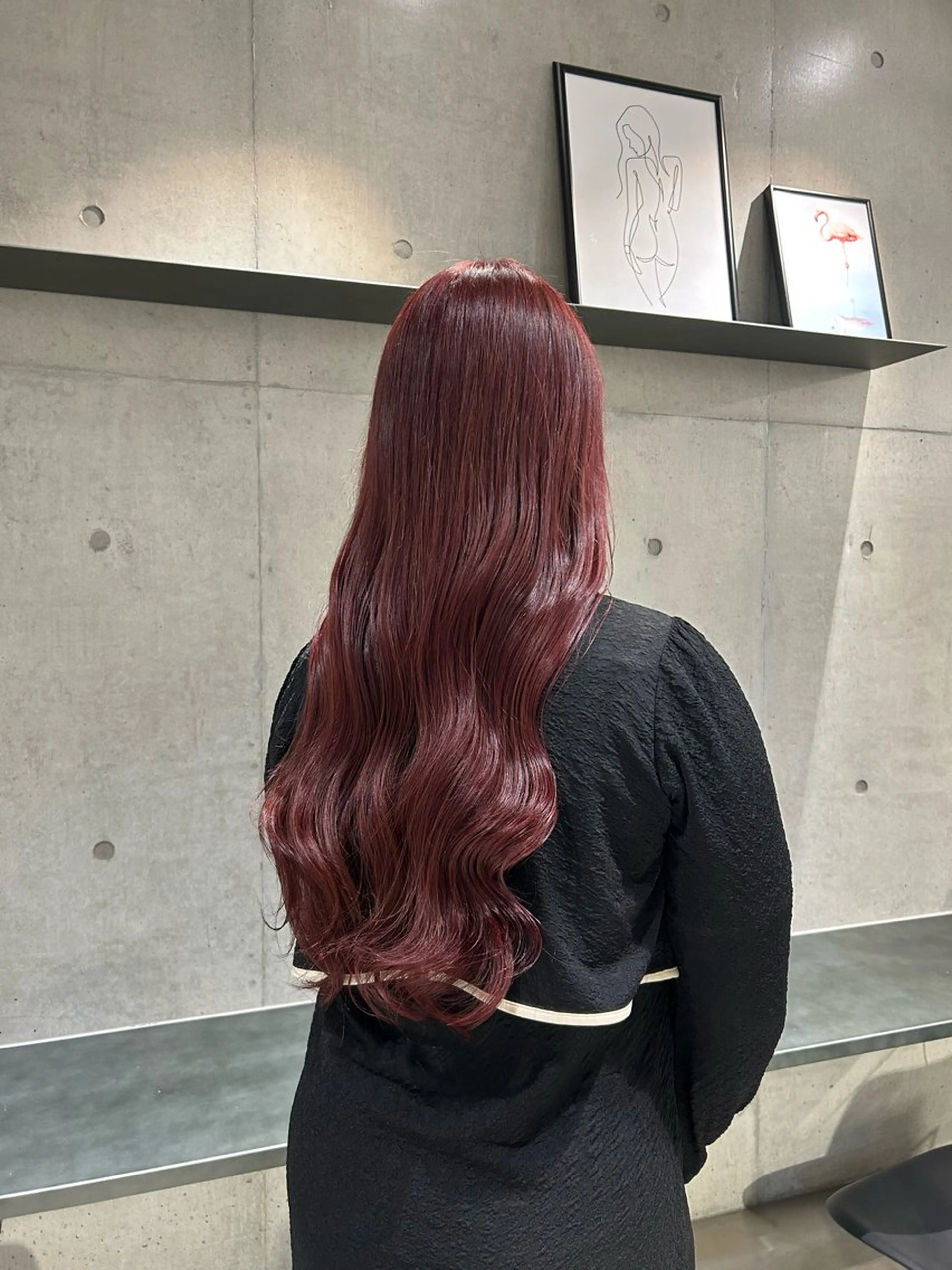 ロング カラー ヘアアレンジ ヘアカラー トリートメント 🍎艶モテカラー🍉 カリンのヘアスタイル