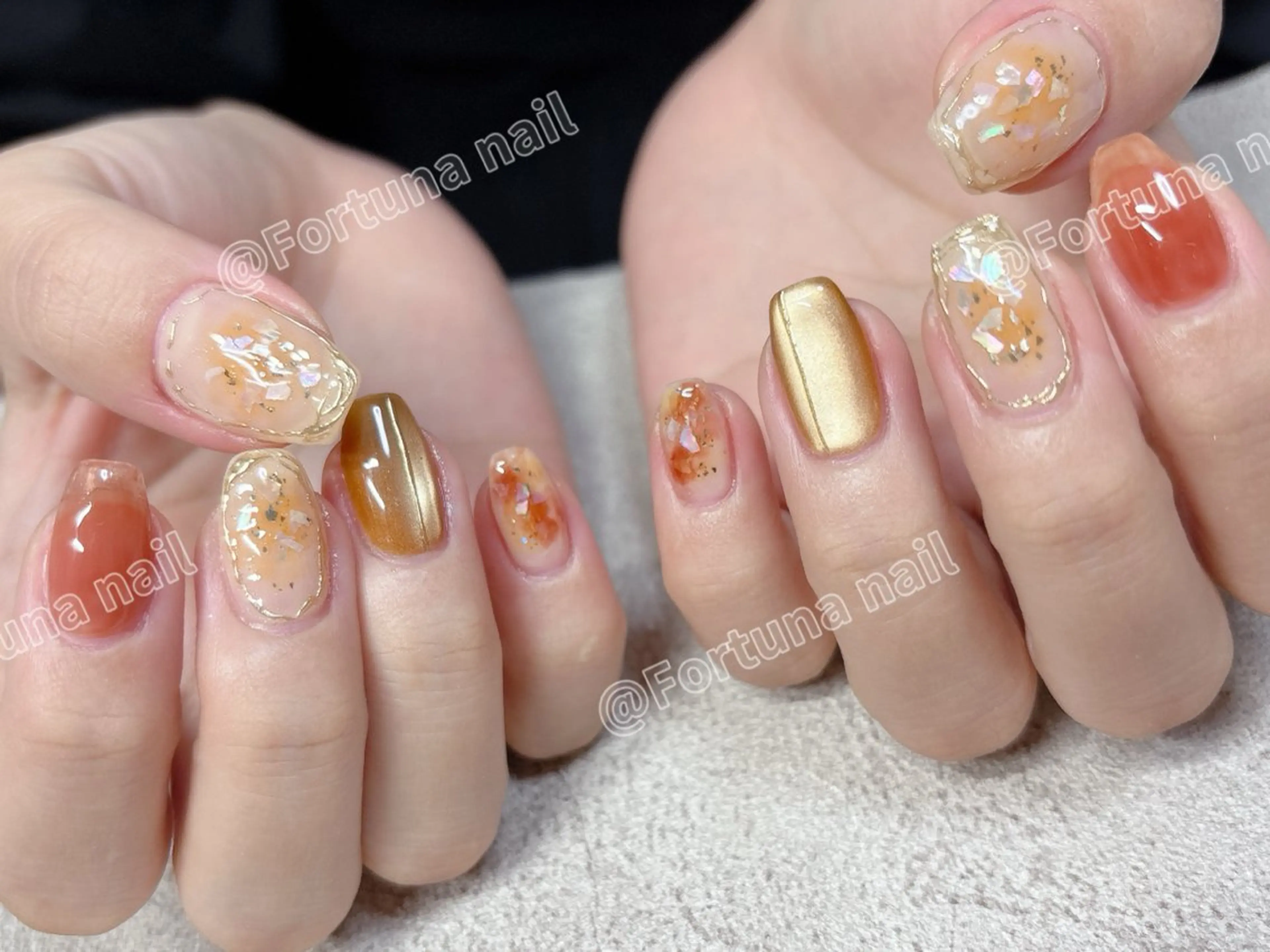 ネイル ハンドネイル Nail •Head スパFortunaのネイルデザイン