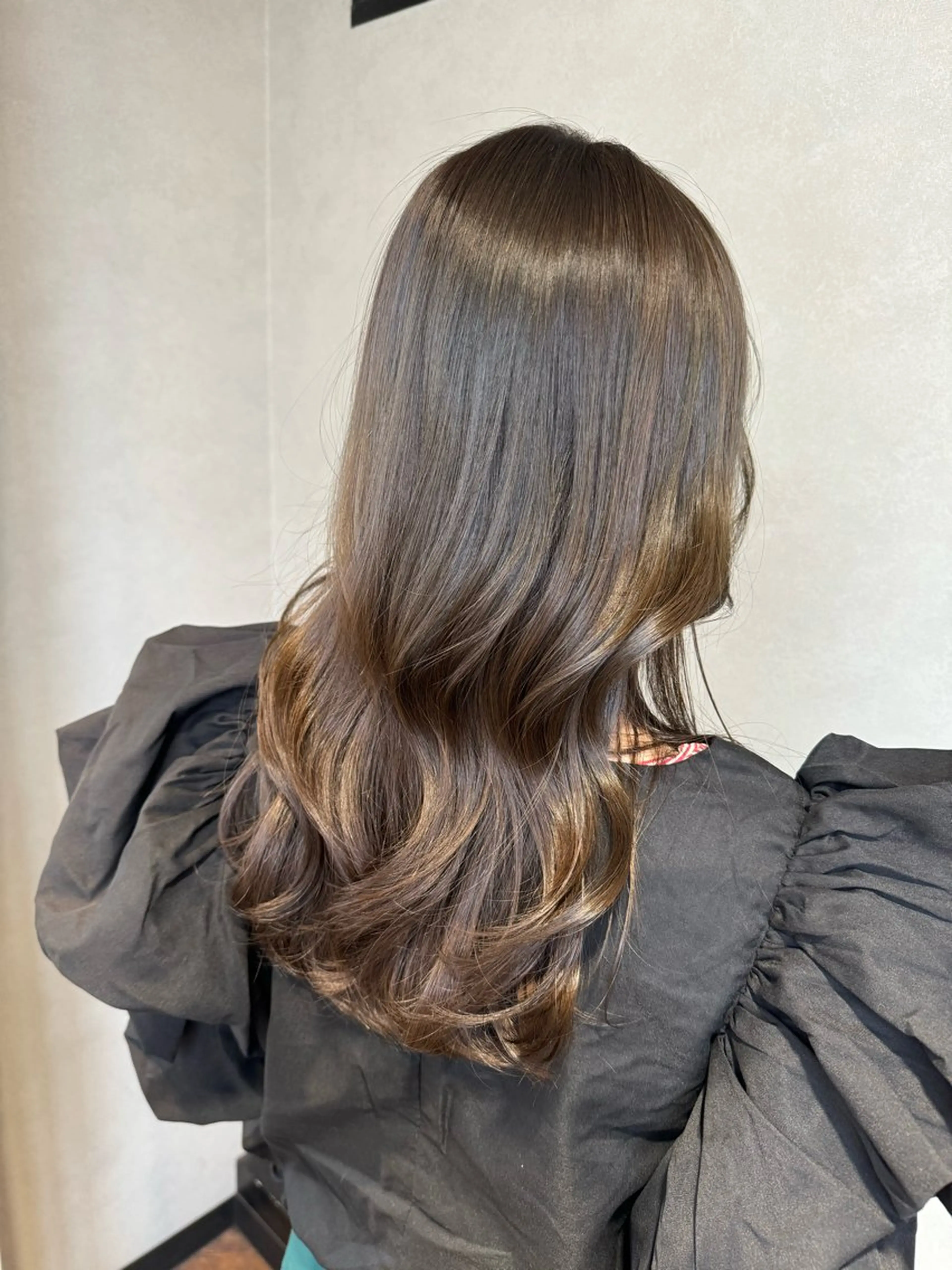 ロング 顔周りカット レイヤーカット 門野 優羽のヘアスタイル