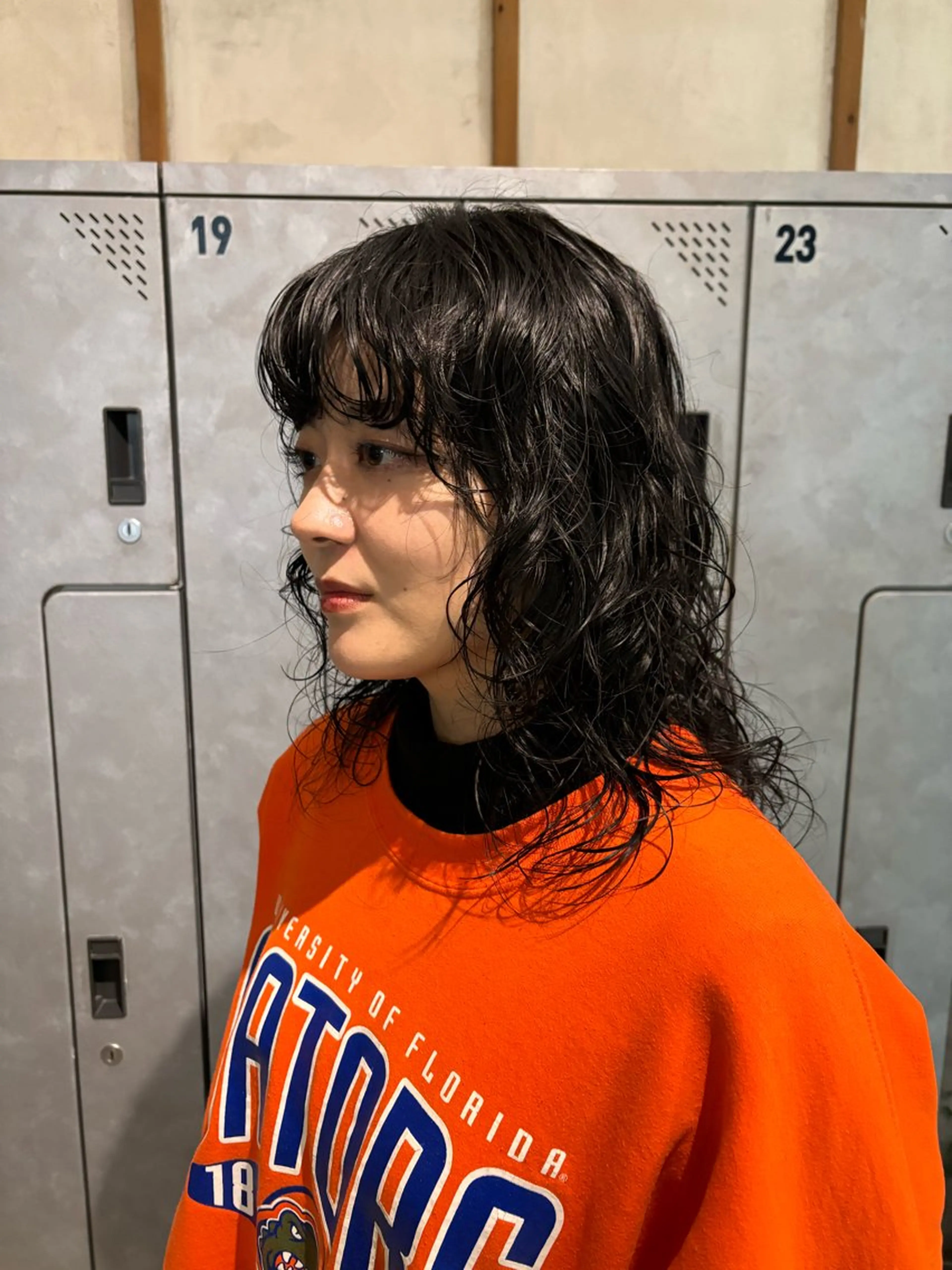 セミロング パーマ Door代官山所属・詩織/パーマ /代官山のヘアスタイル