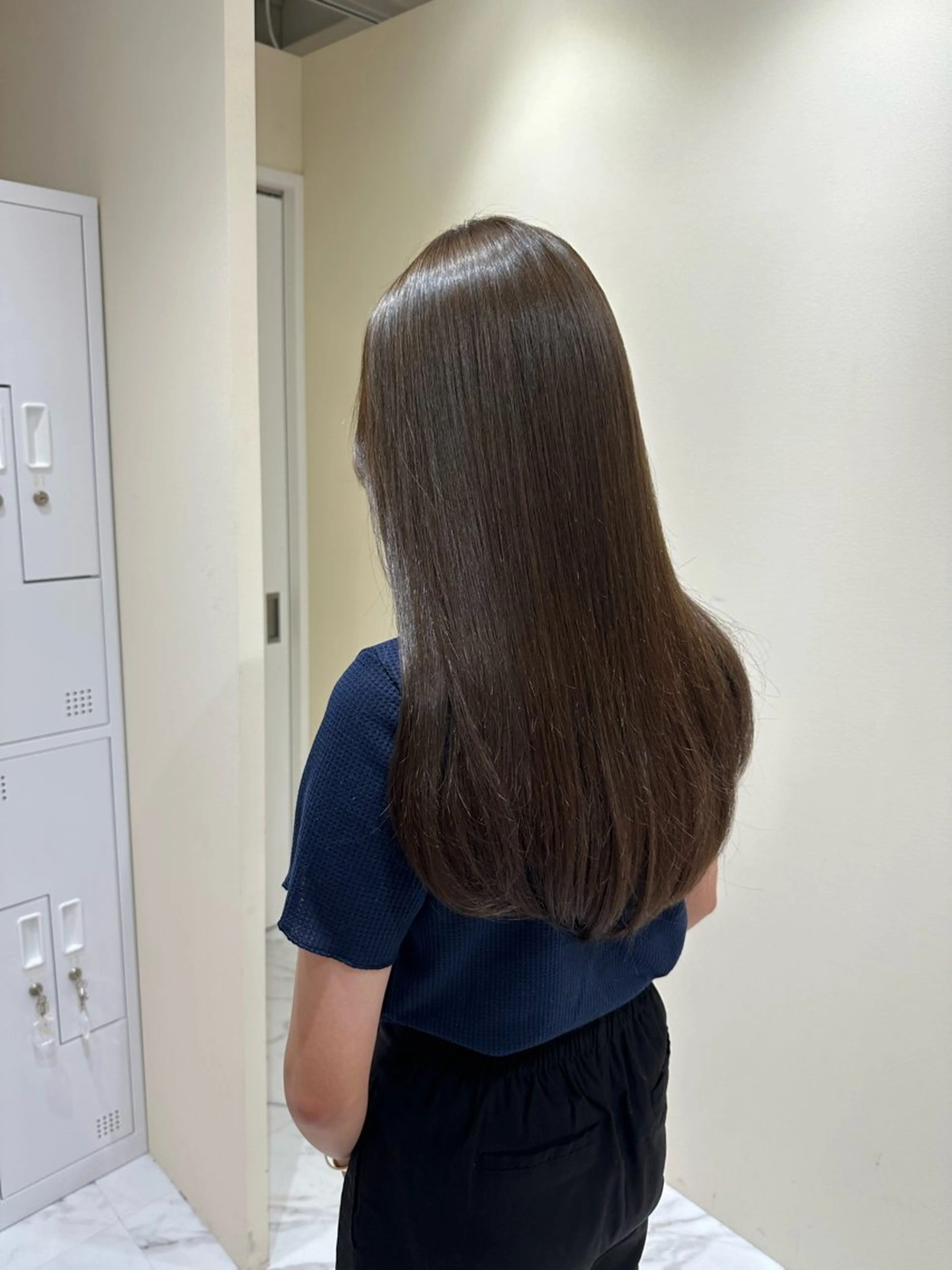ロング カット ヘアカラー トリートメント 似合わせ顔まわりカッ ト🩶瀧本美咲のヘアスタイル