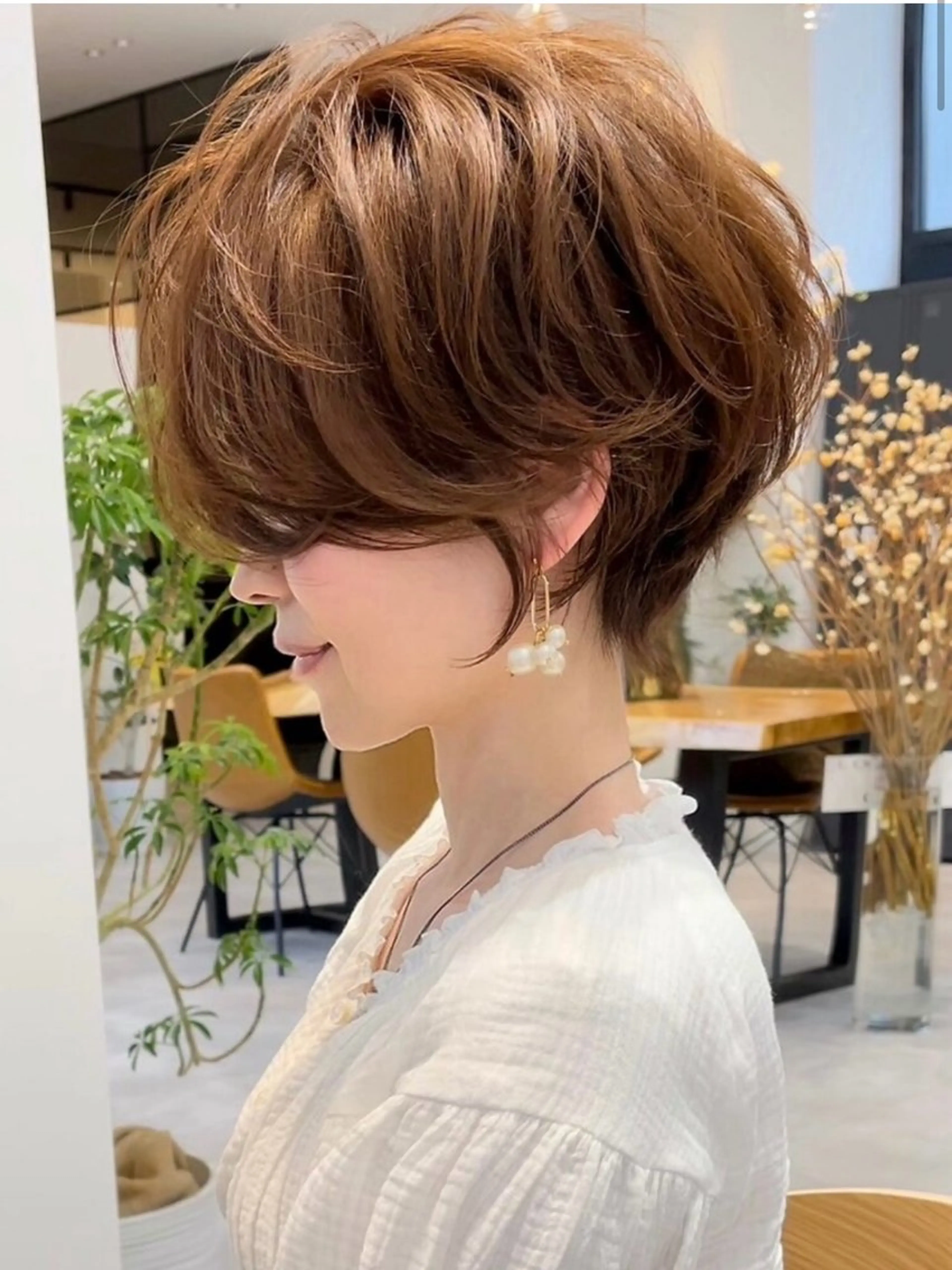 ショート カラー ヘアアレンジ メンズ トリートメント 大西 れいやのヘアスタイル