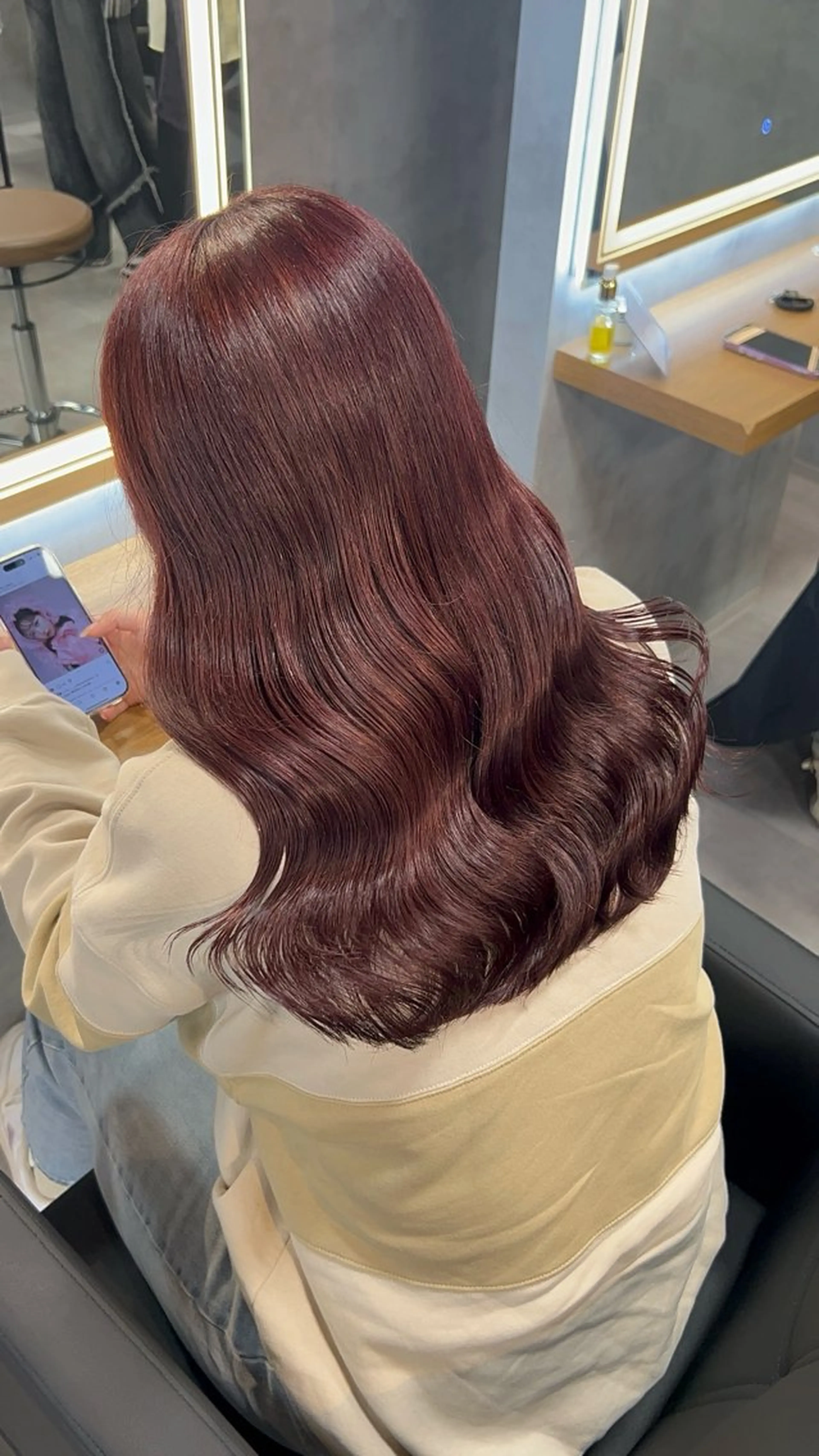 ロング カラー ヘアアレンジ ヘアカラー トリートメント ブリーチなしの達人 🇰🇷KAITOのヘアスタイル