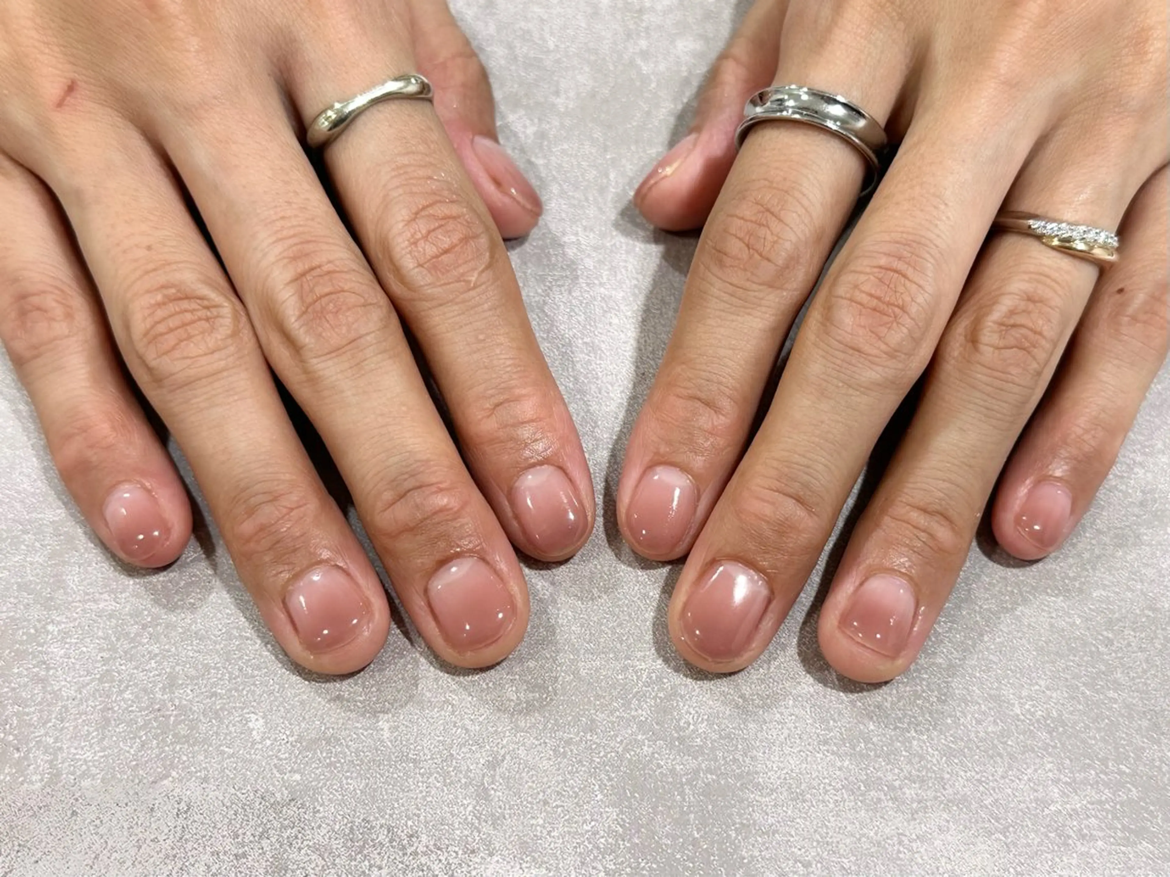 グラデーションネイル（オフなし）の写真