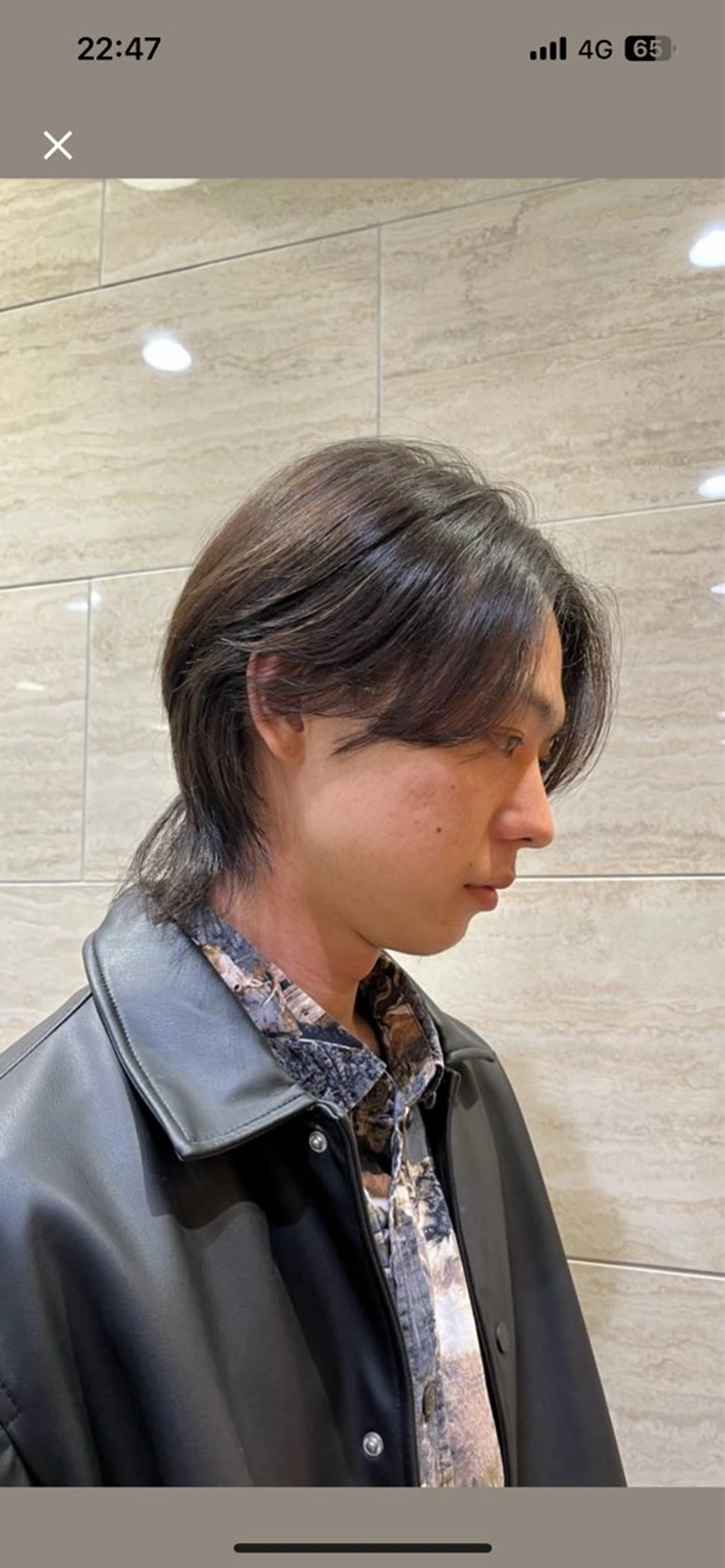 ショート メンズ センターパート 河崎 祐矢のヘアスタイル