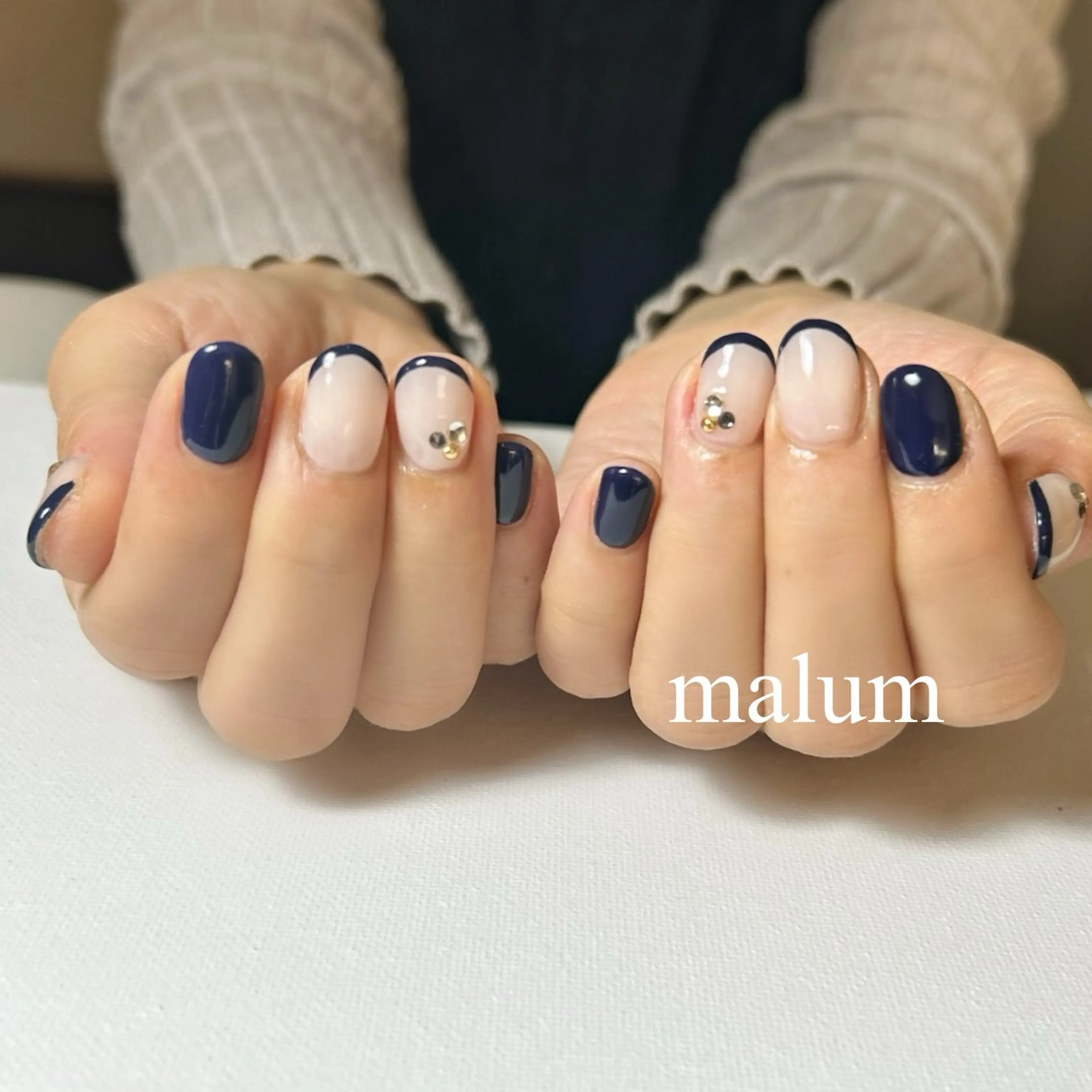 ネイル ハンドネイル malum nailのネイルデザイン