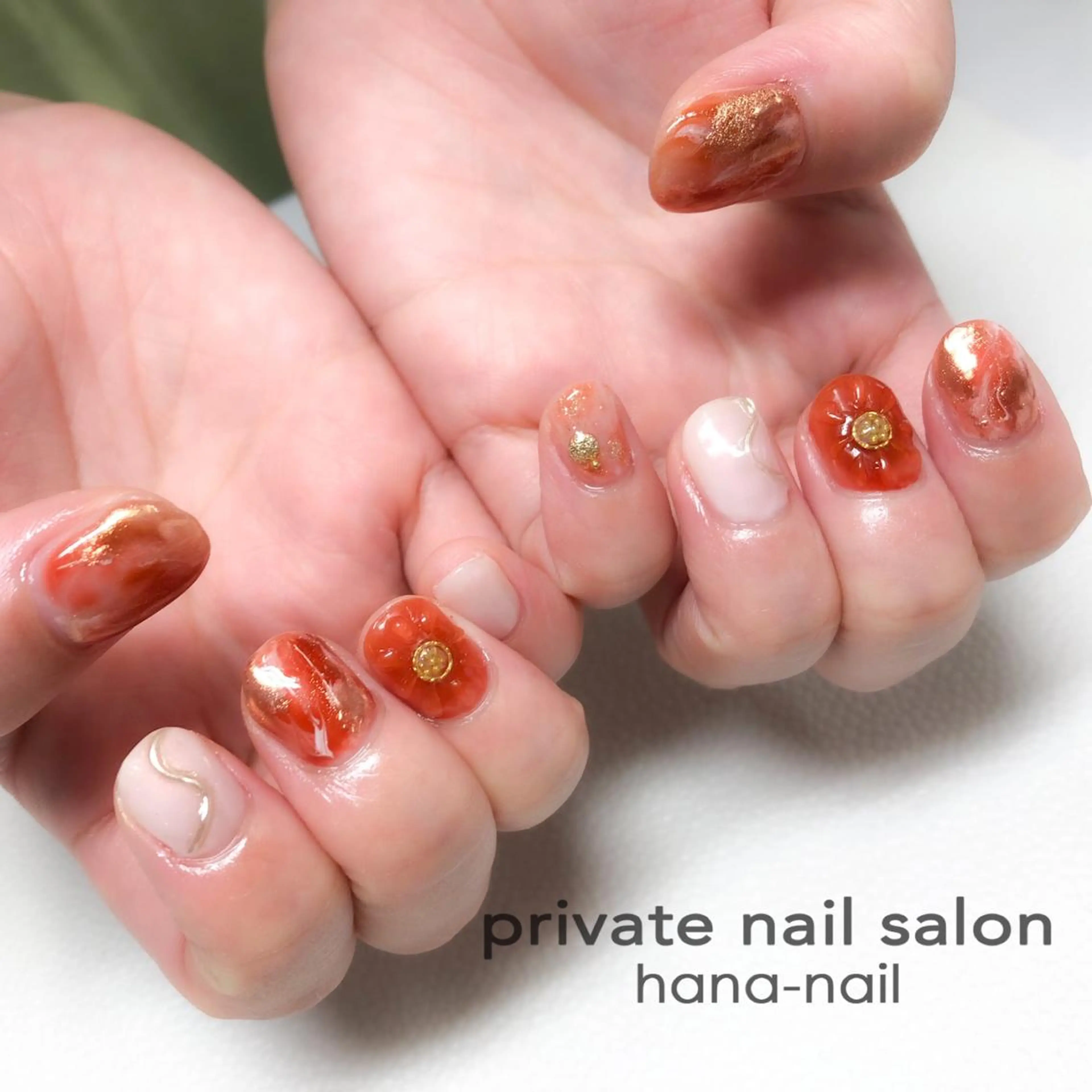 ネイル アートネイル HANA-NAILハナネイル福山所属・Kao hana-nailのネイルデザイン