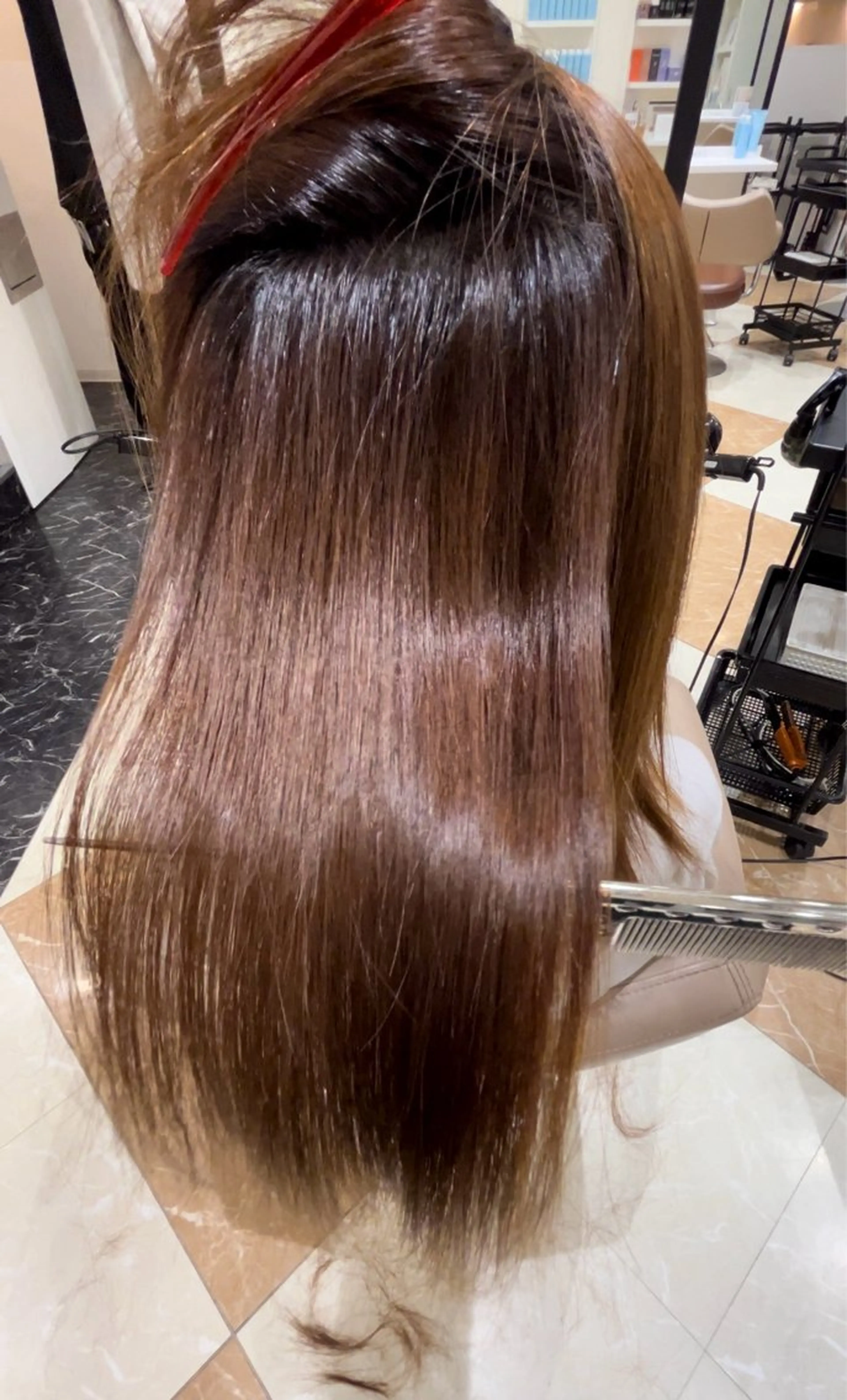 セミロング パーマ 髪質改善 縮毛矯正 💎髪質改善💎 店長　伊藤大輝のヘアスタイル