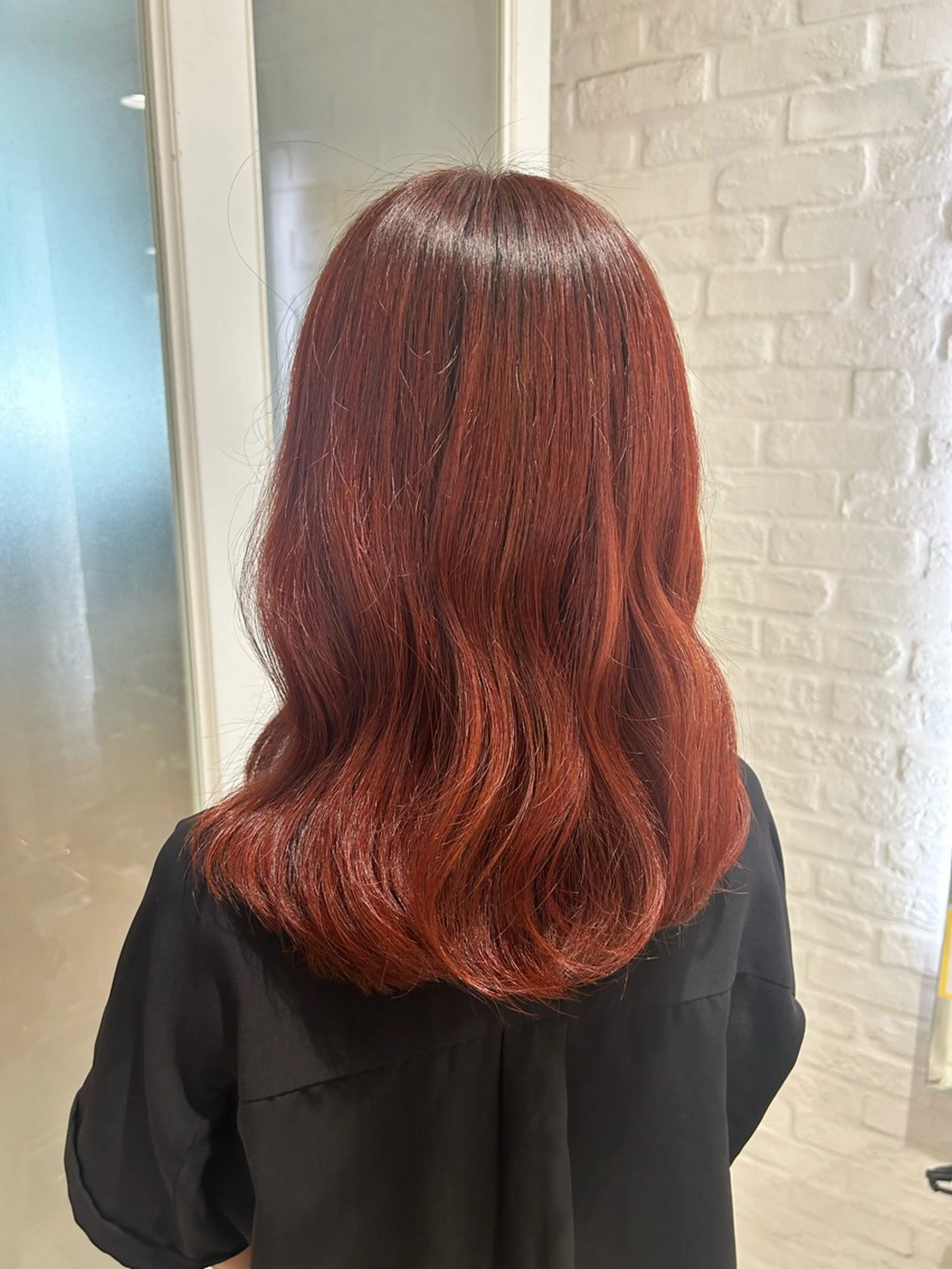 ミディアム 黒木 彩未のヘアスタイル