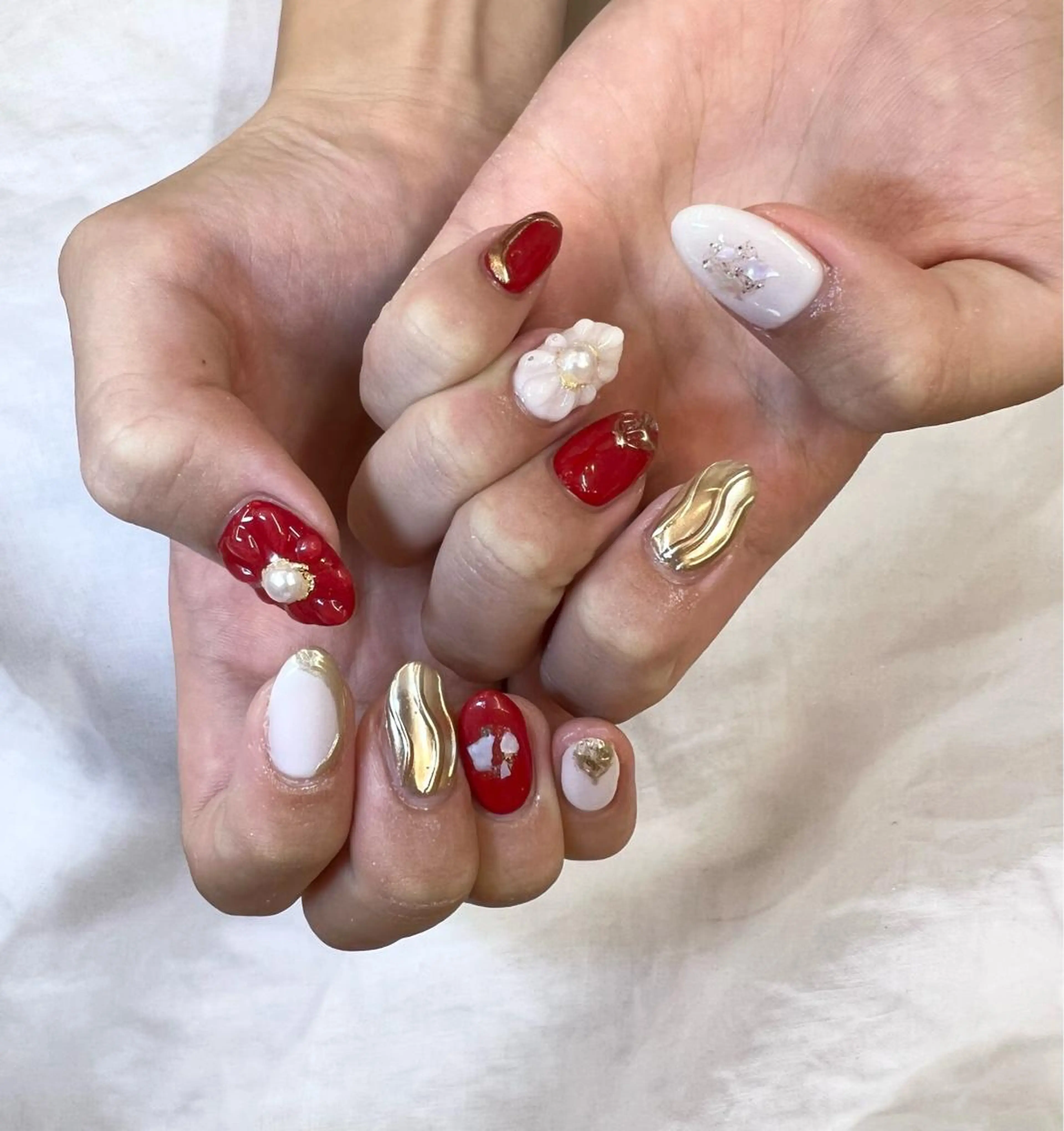 ネイル 成人式 Mizuki 🦋のネイルデザイン