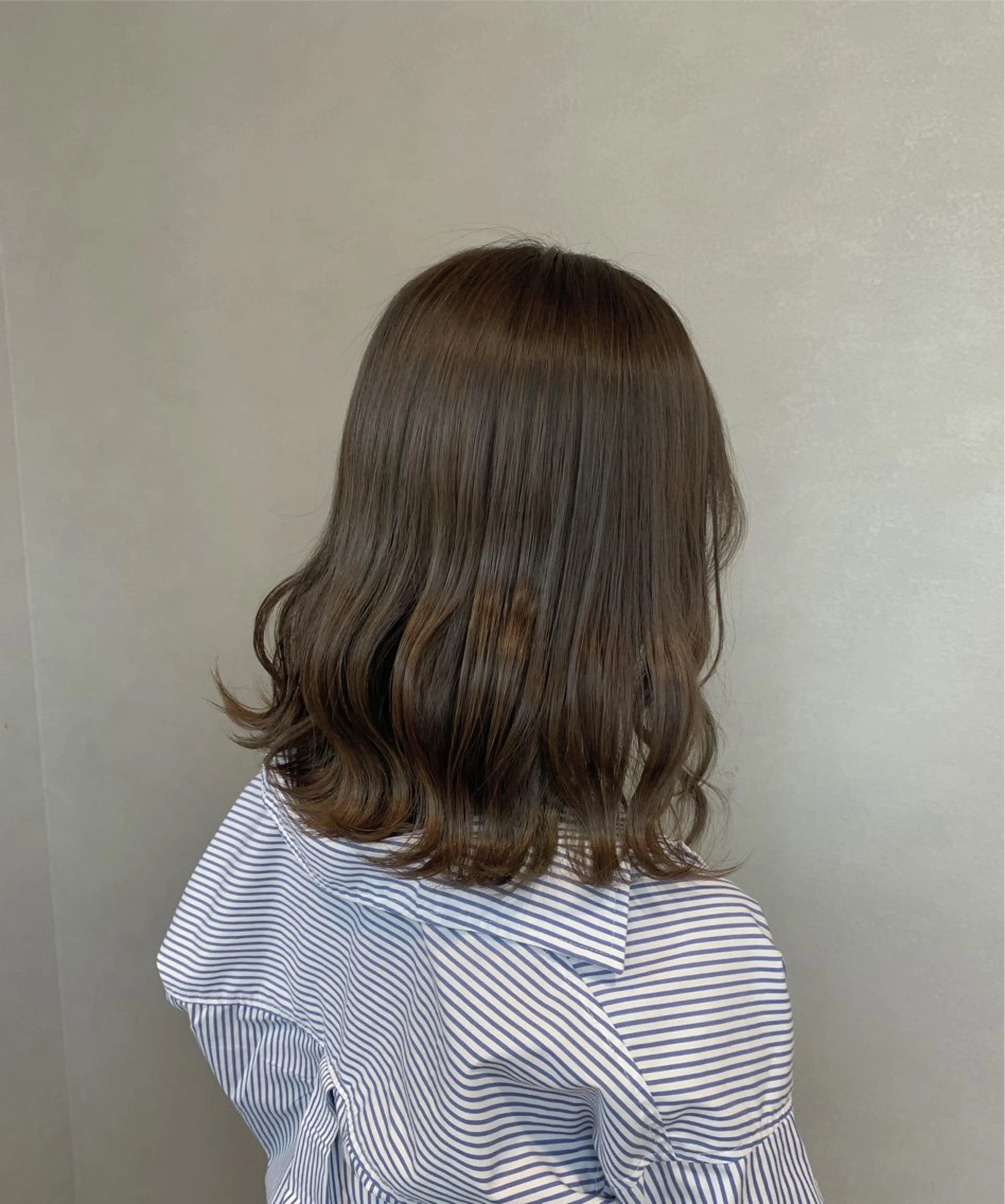 カラー 透明感カラー オリーブカラー 門野 優羽のヘアスタイル