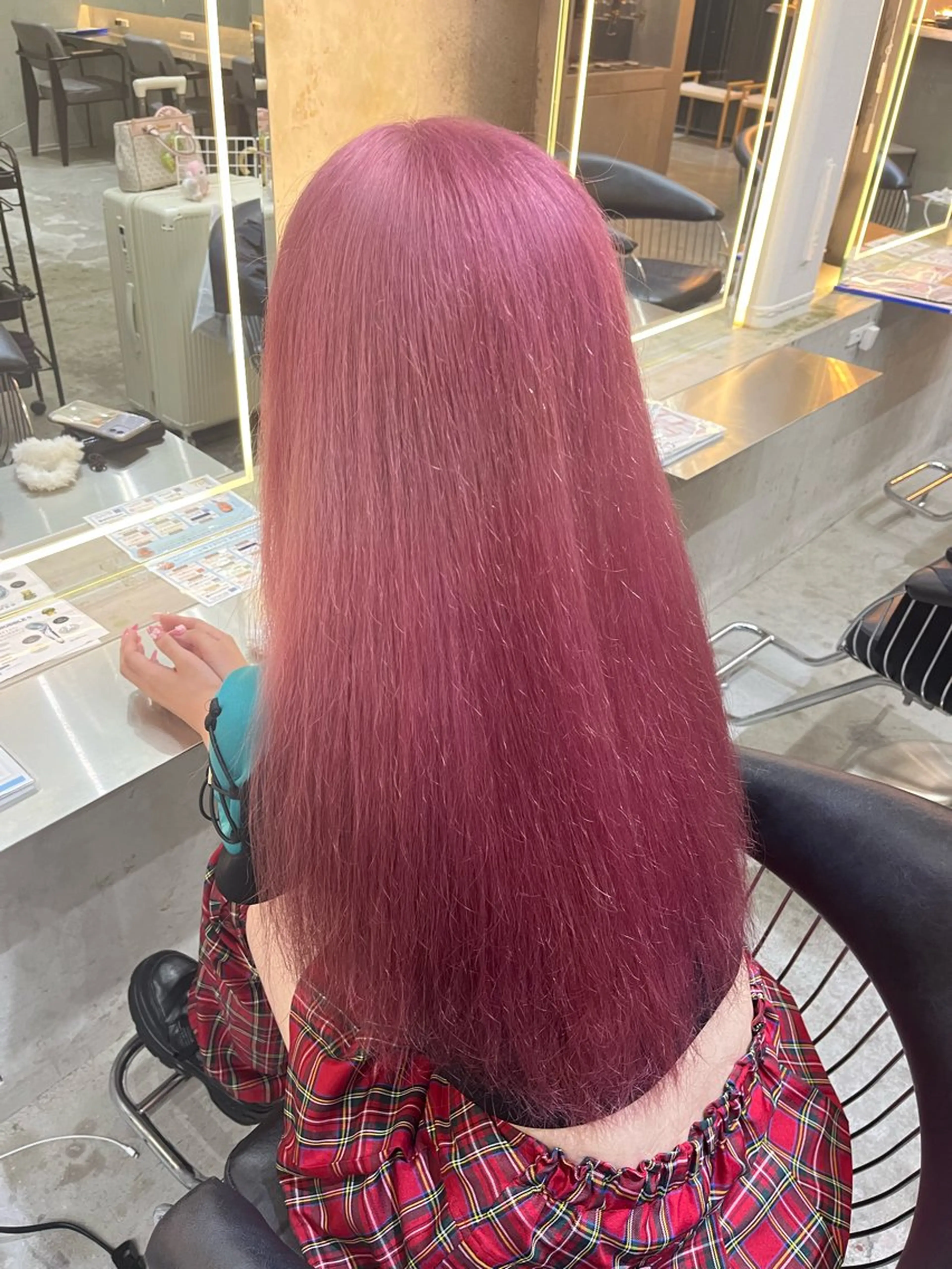 ロング ヘアカラー トリートメント レイヤーカットモデル ショートカット/颯大のヘアスタイル