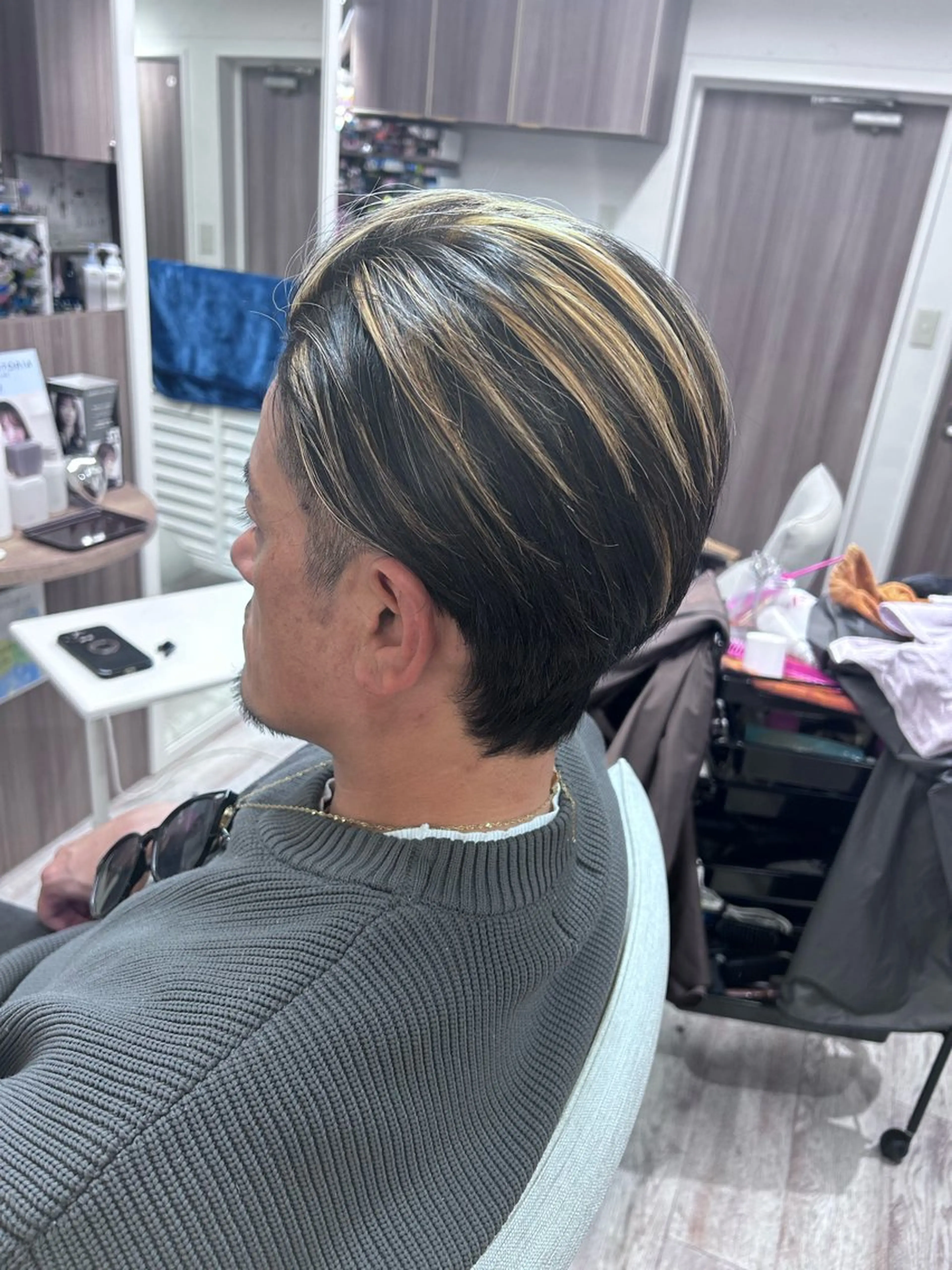 ショート ハイライト カット ヘアカラー ミルミー美容室所属・🦄💒💓齎藤 七海子🦄💒💓のマツエク・マツパデザイン