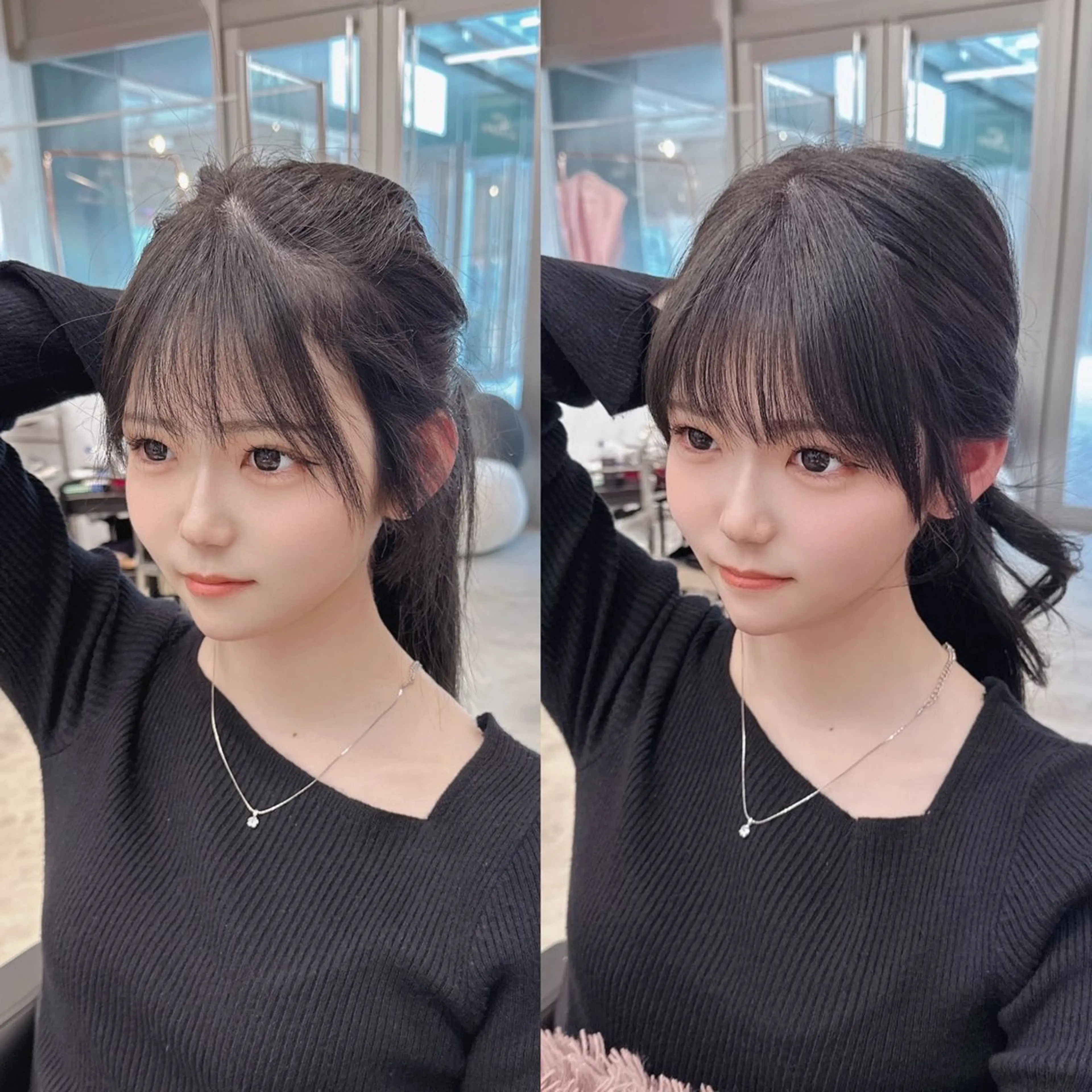 ロング カラー 顔周り似合わせ・巻け るレイヤー水谷航大のヘアスタイル