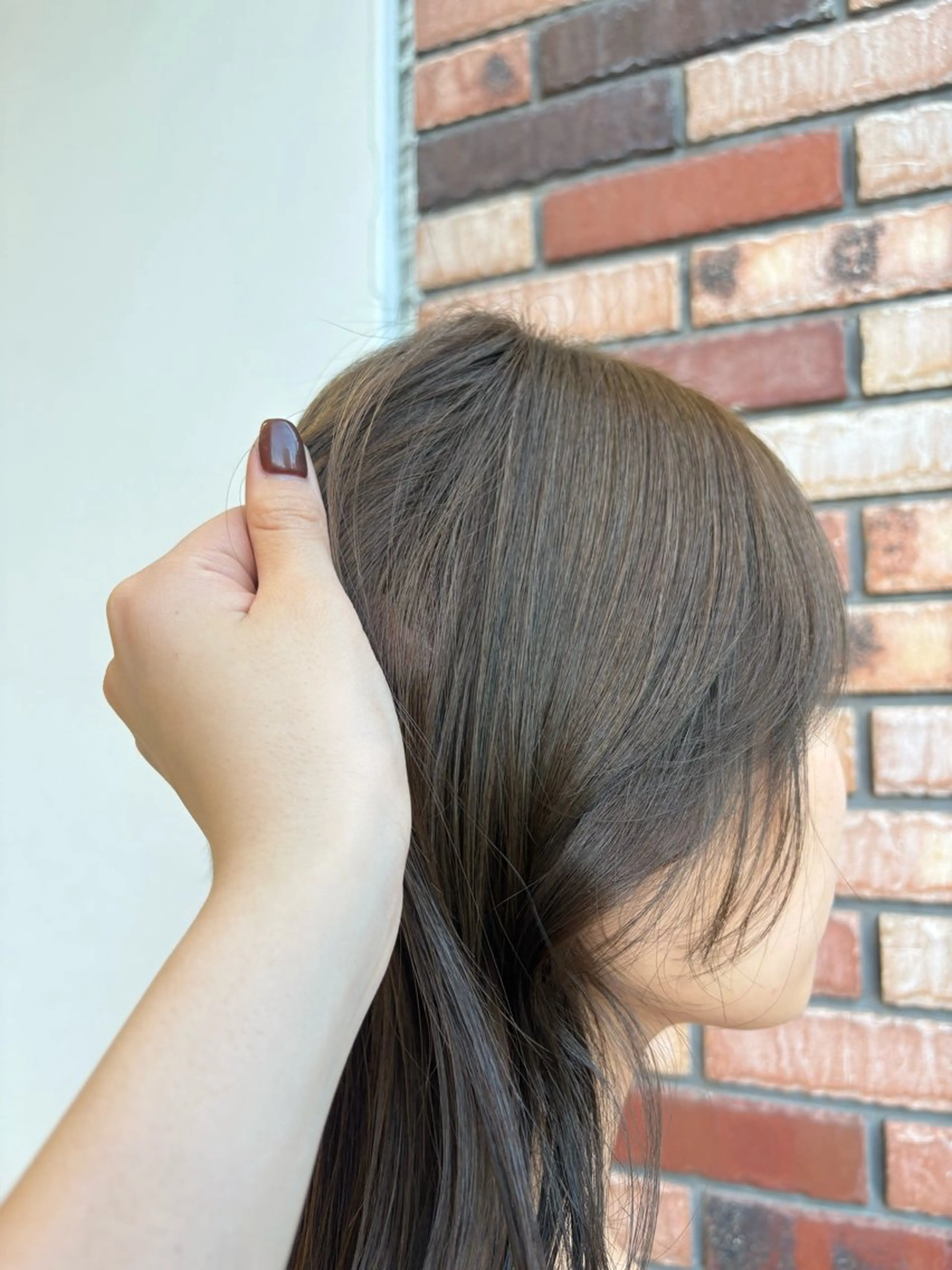 ミディアム ヘアカラー 武田玲音/カラー モデル/堀江のヘアスタイル