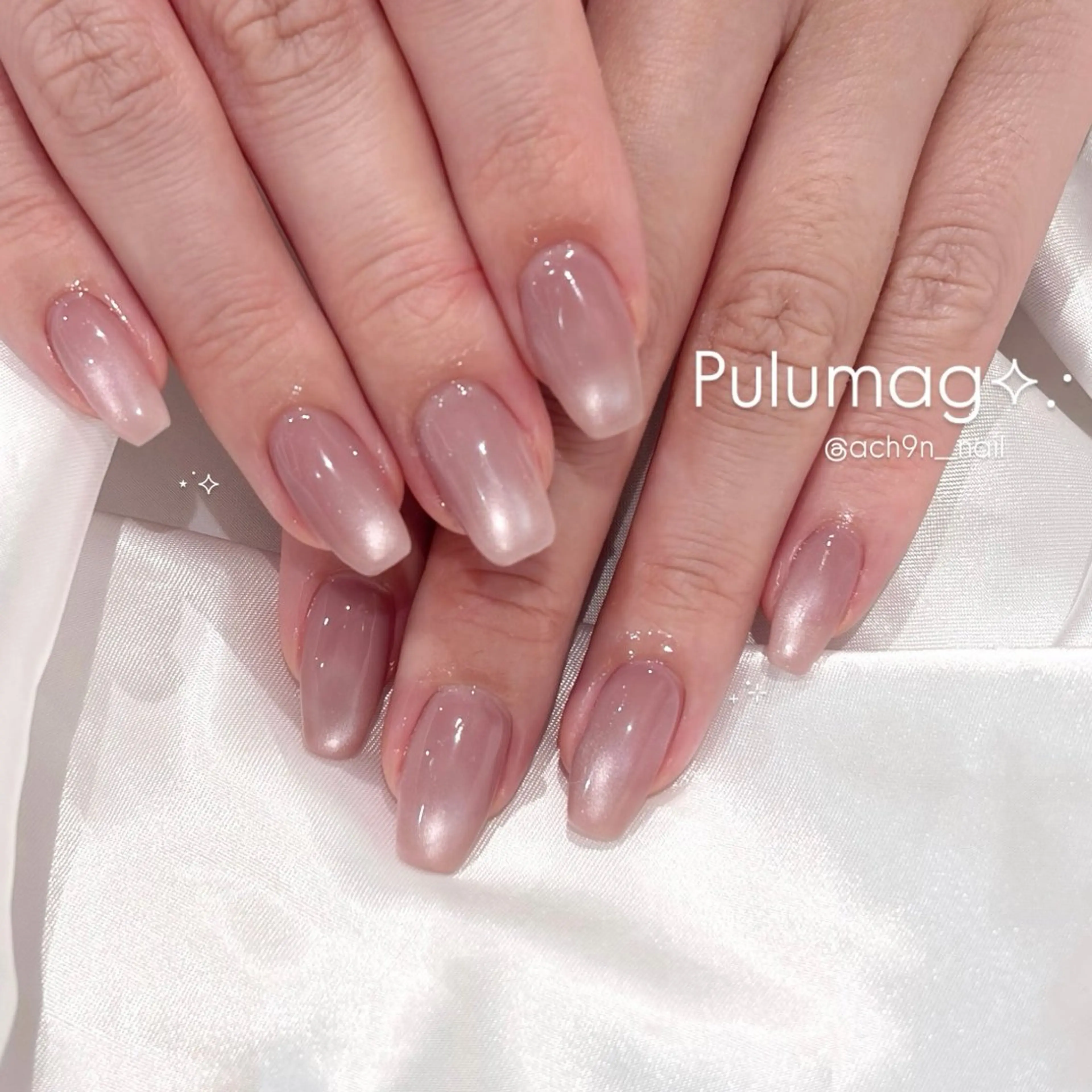 ネイル マグネットネイル ハンドネイル aoi ♡のネイルデザイン