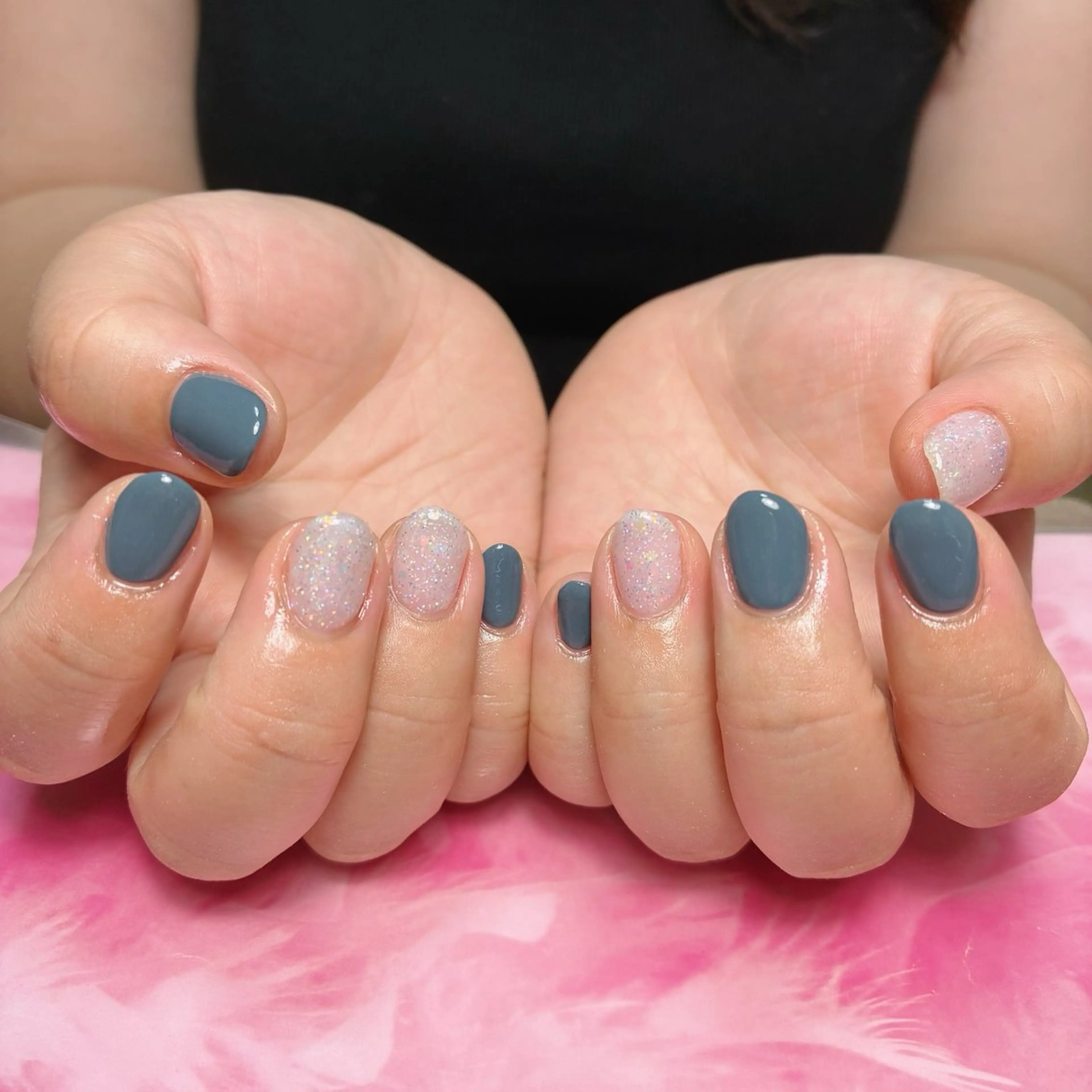 ショート ハンドネイル hs nail salonのネイルデザイン