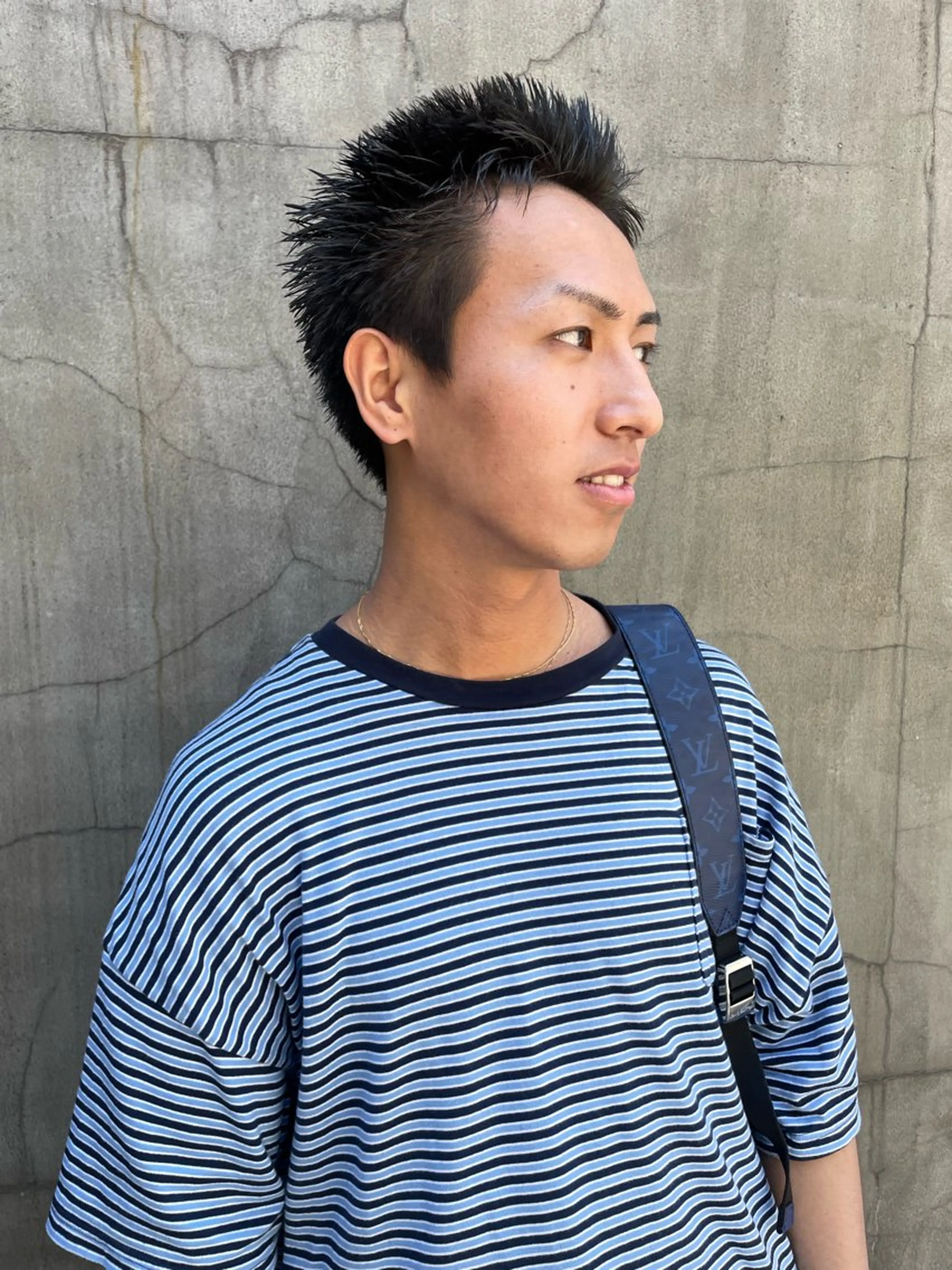ショート カラー パーマ ヘアアレンジ メンズ レイヤー/ 透明感カラー/マドカのヘアスタイル