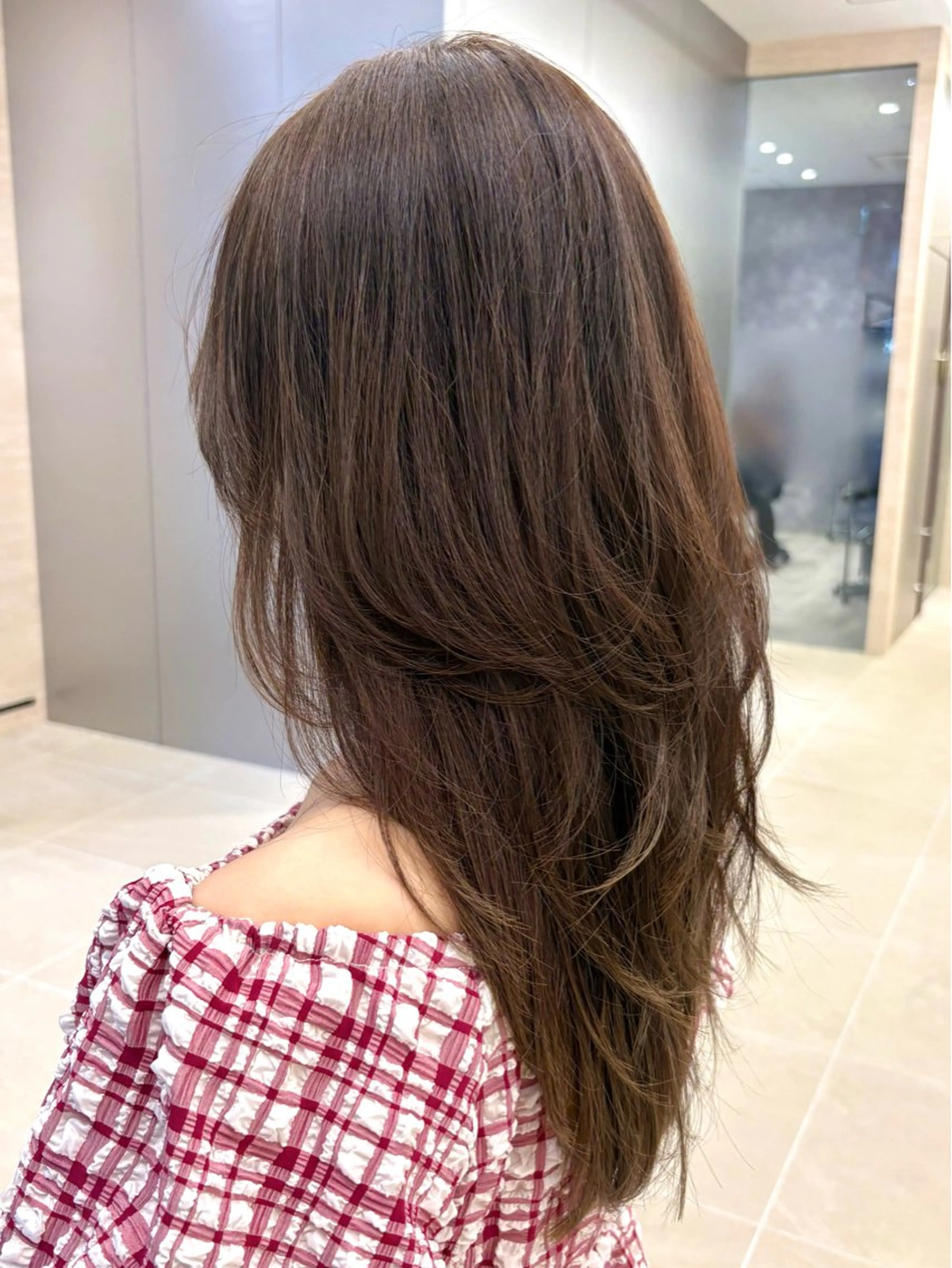 ロング レイヤーカット カット トリートメント PULSE yokohama所属・横浜駅/韓国レイヤー /髪質改善のヘアスタイル