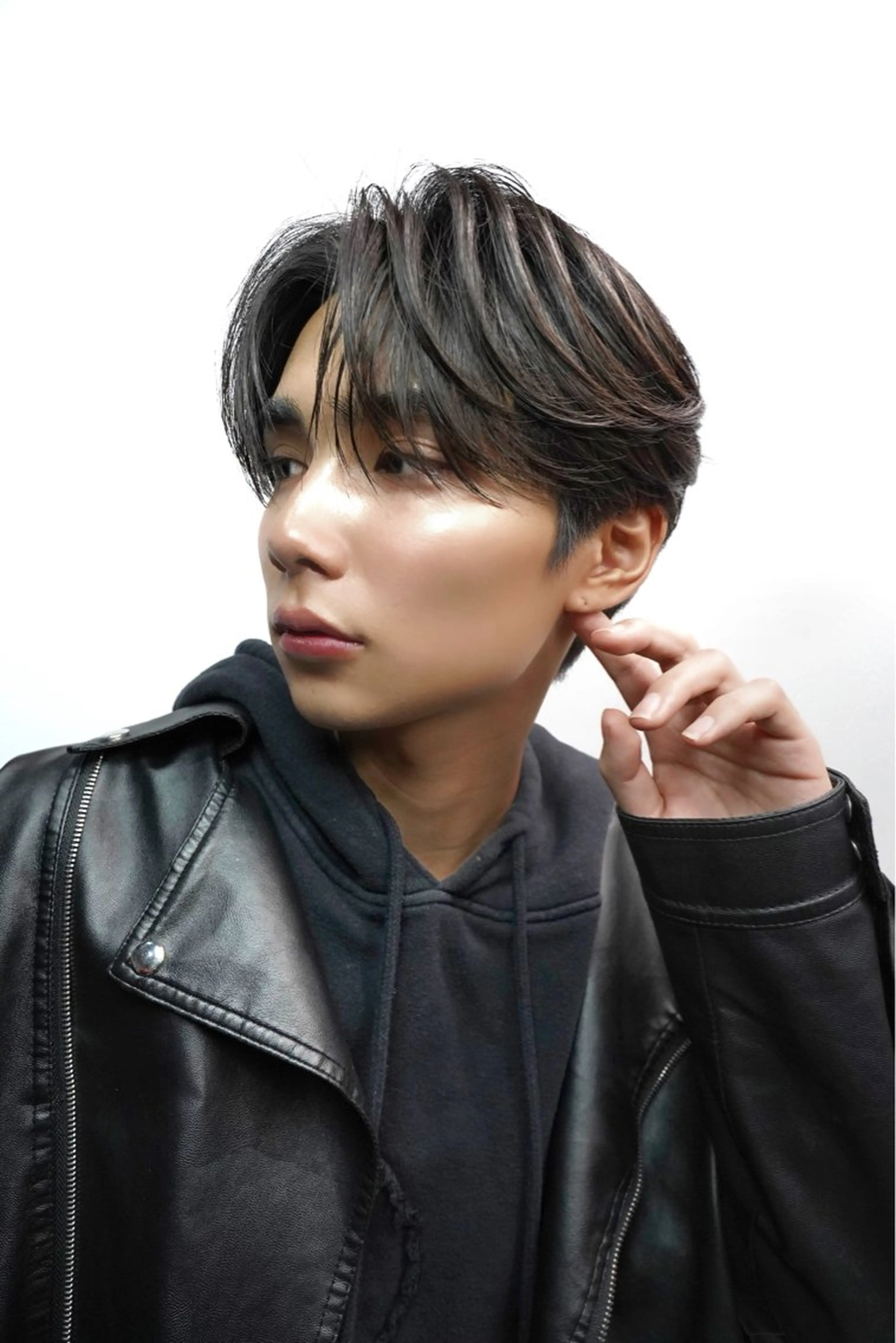 ショート メンズ ダウンパーマ メンズ韓国風 メンズパーマ 韓国風ヘア カット パーマ ダウンパーマ韓国ヘア 片岡駿のヘアスタイル
