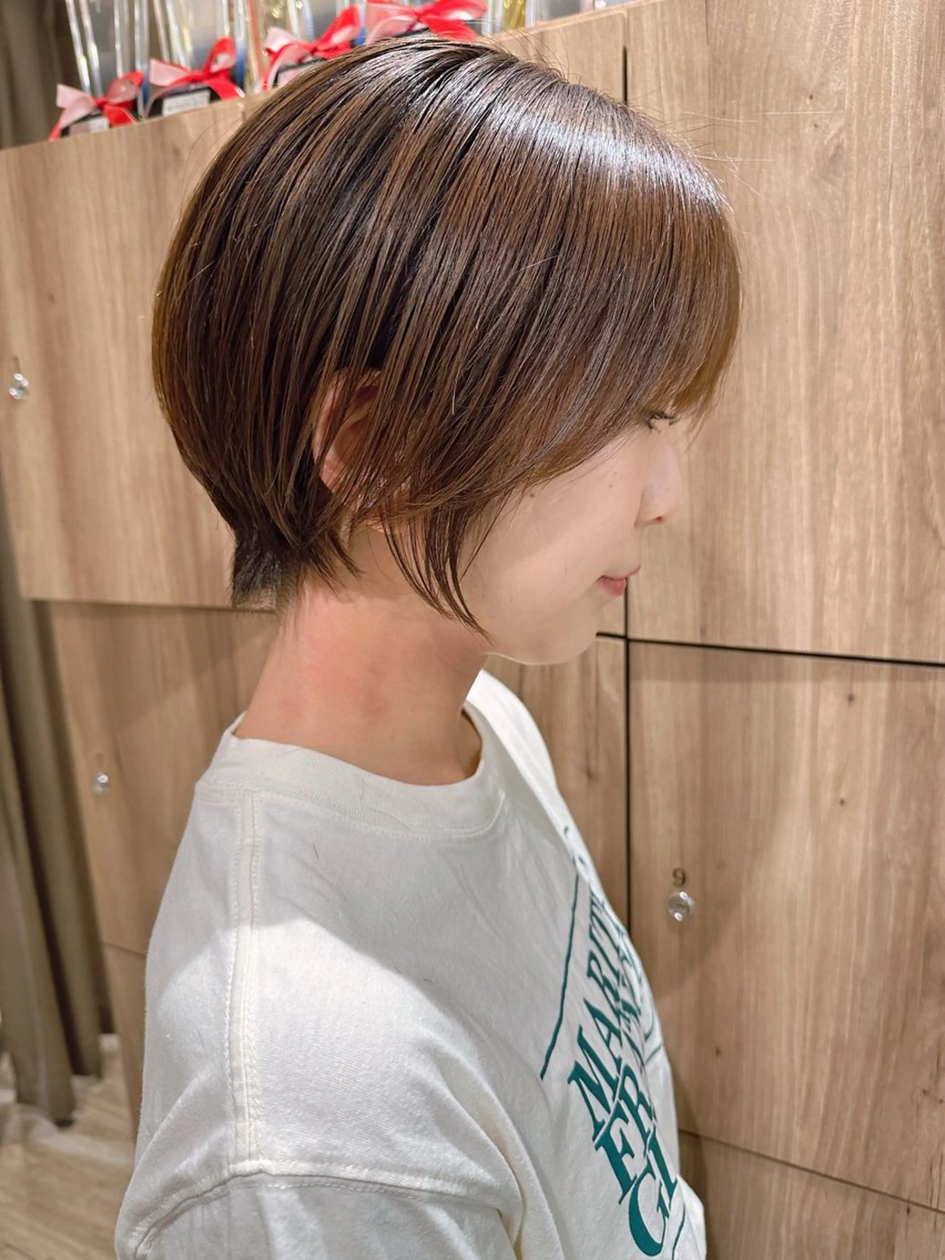 ショート カット 縮毛矯正/ショート/ ボブ/石橋代智のヘアスタイル