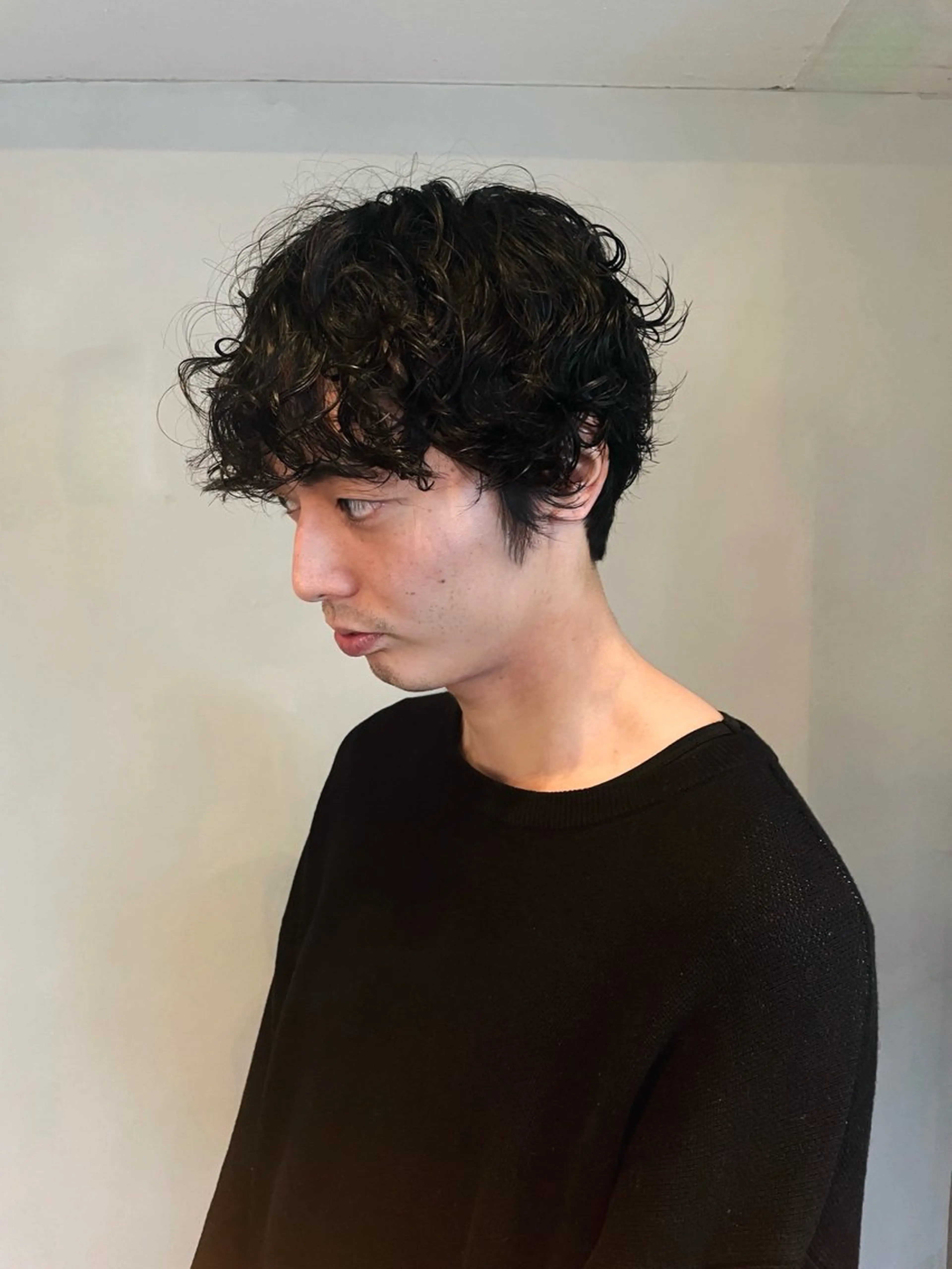 ショート カット パーマ 小野 龍樹のヘアスタイル