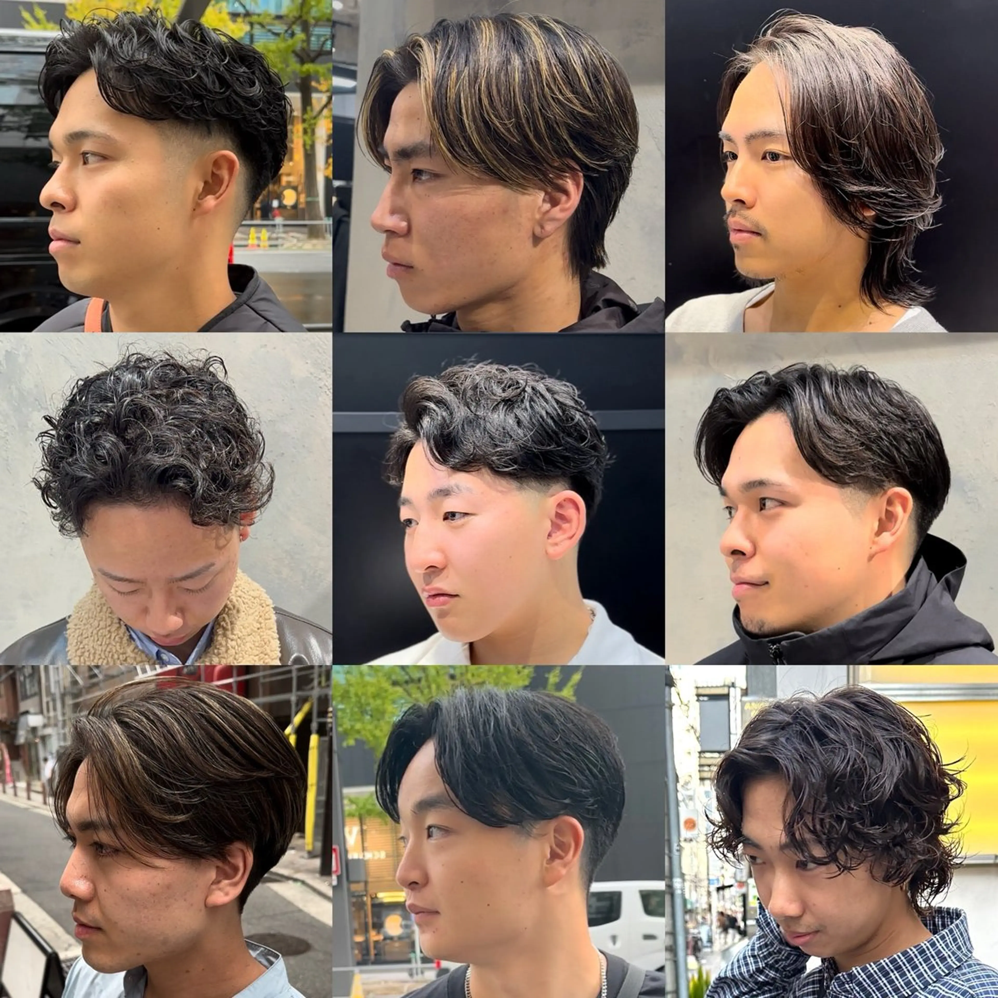 メンズ センターパート GO TODAY シェアサロン心斎橋edel店所属・【メンズ特化美容師】 岩城　昇悟のヘアスタイル