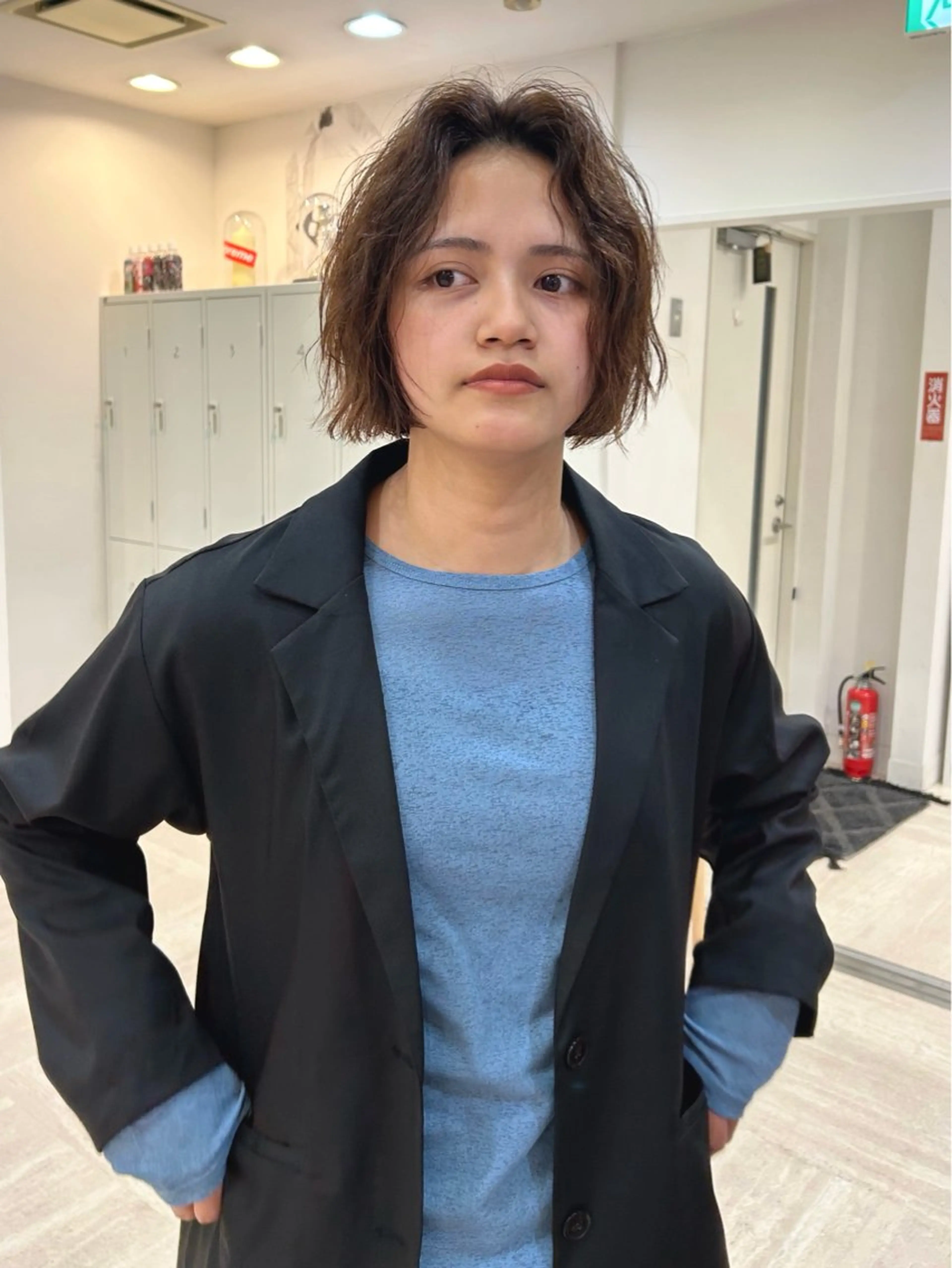 ショート パーマ カット パーマ 鳥海 海のヘアスタイル