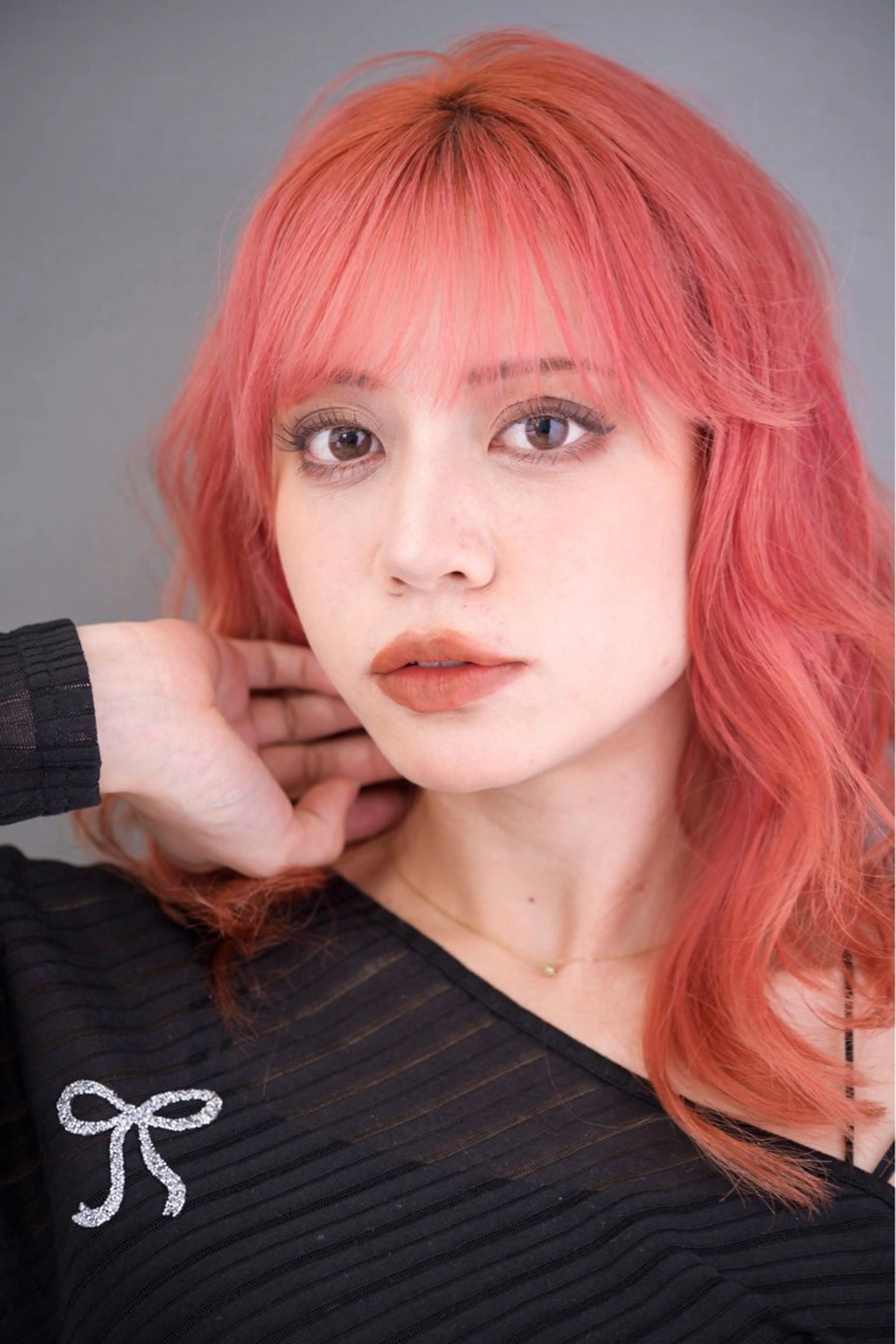 ロング カラー カット ヘアカラー トリートメント 髪質改善縮毛矯正× 艶髪カラー板垣智大のヘアスタイル