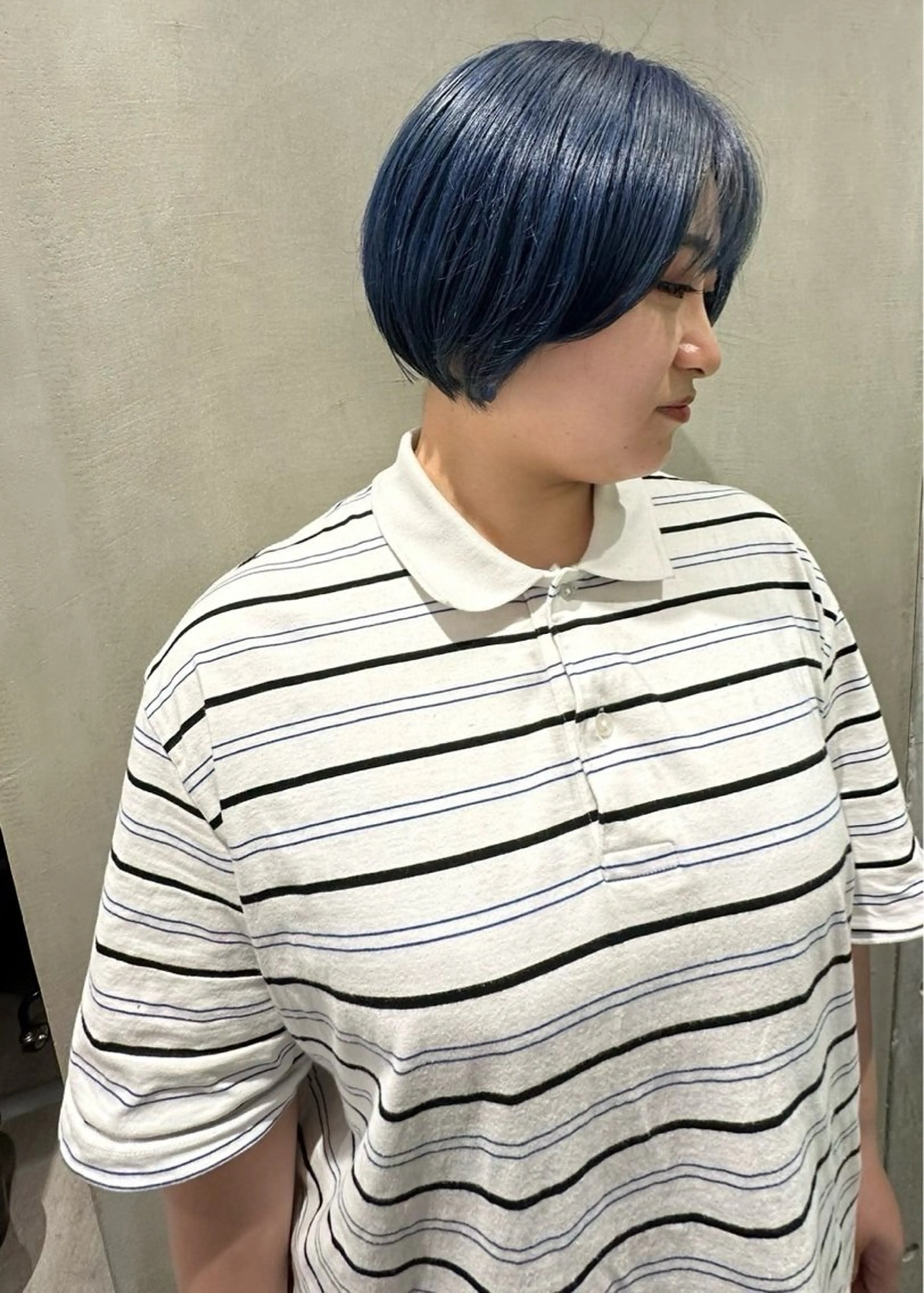 ショート ショートボブ ボブ ショートヘア 縮毛矯正 カット とうい/パーマボブ/ くせ毛/丸みボブのヘアスタイル